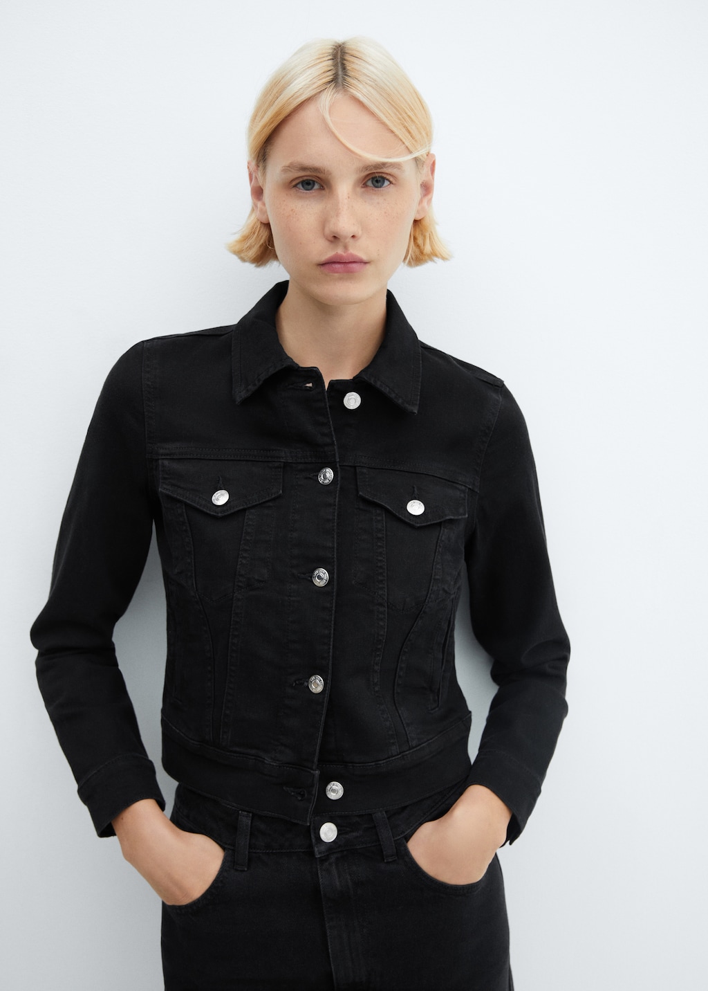 Pocketed denim jacket Women MANGO OUTLET United Kingdom