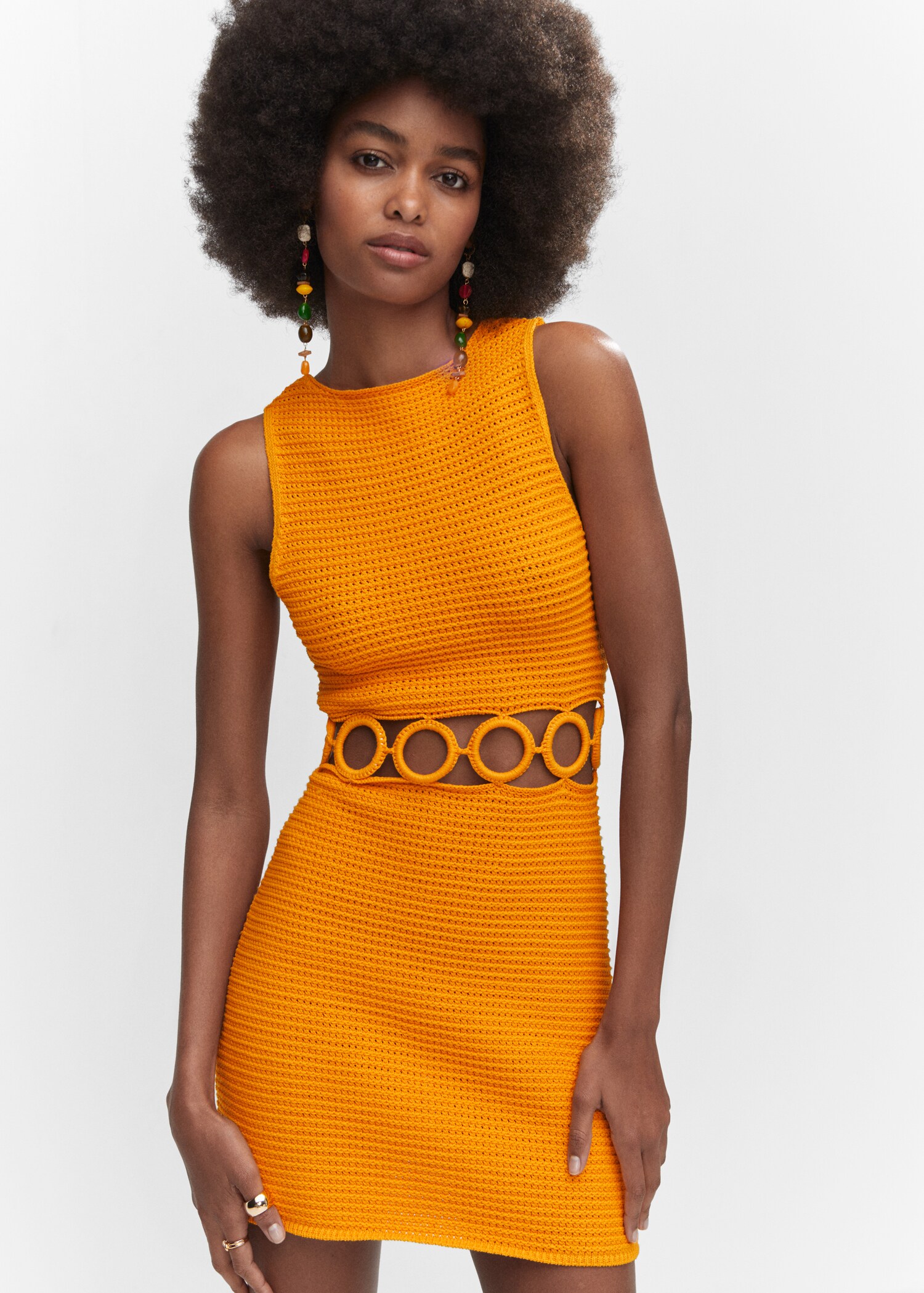 Hoops crochet dress - Medium plane