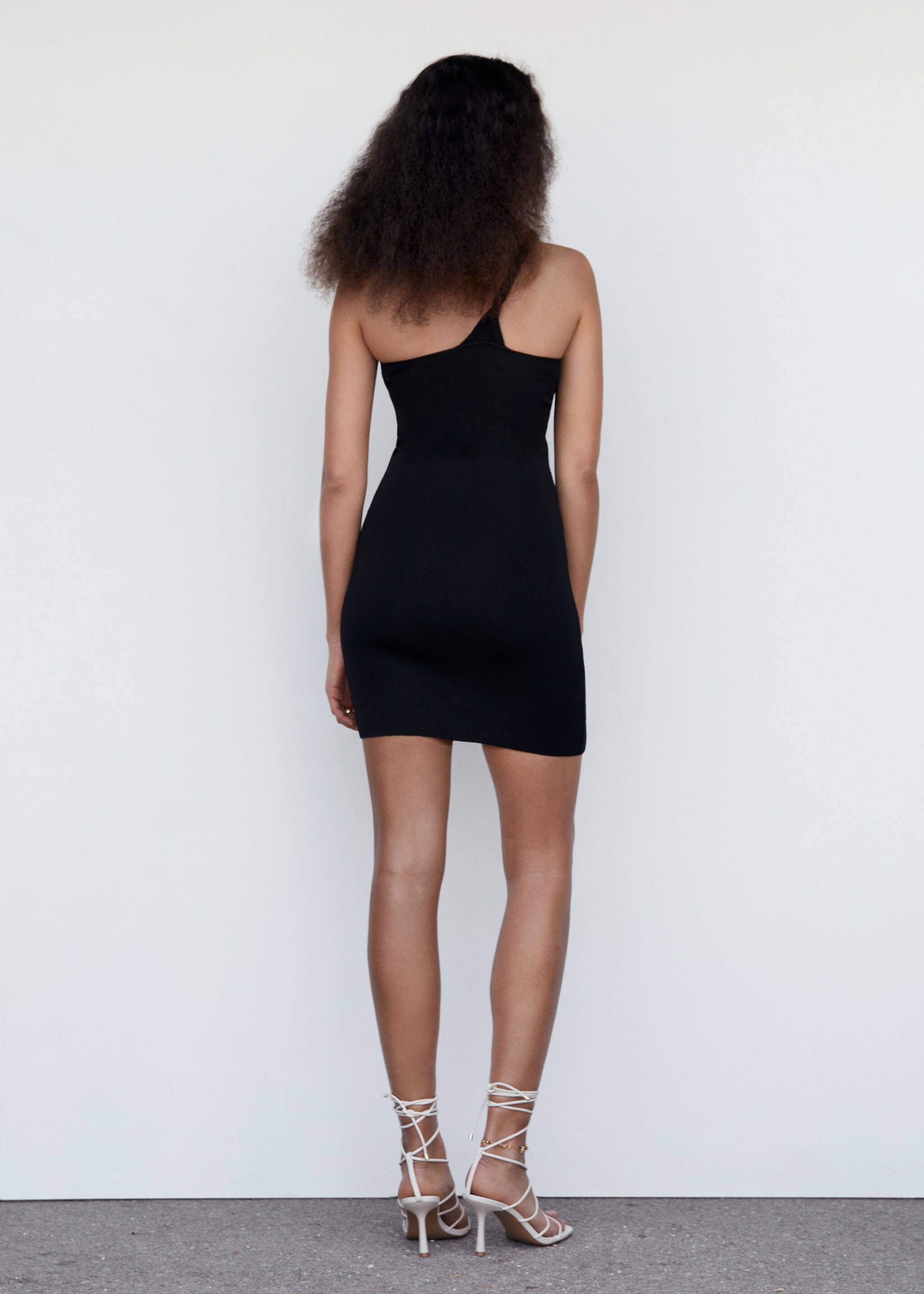 Asymmetric bow dress - Reverse of the article