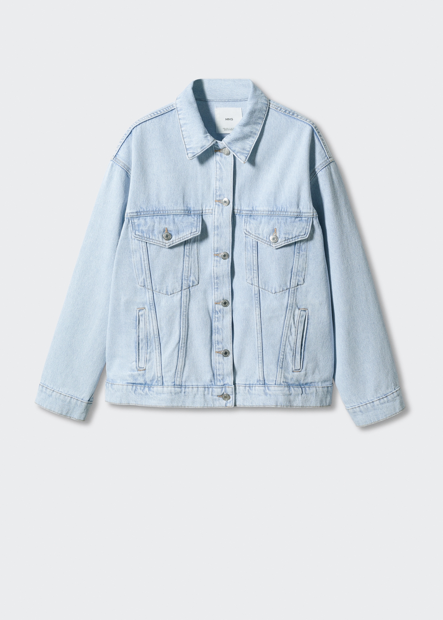 Oversize denim jacket - Article without model