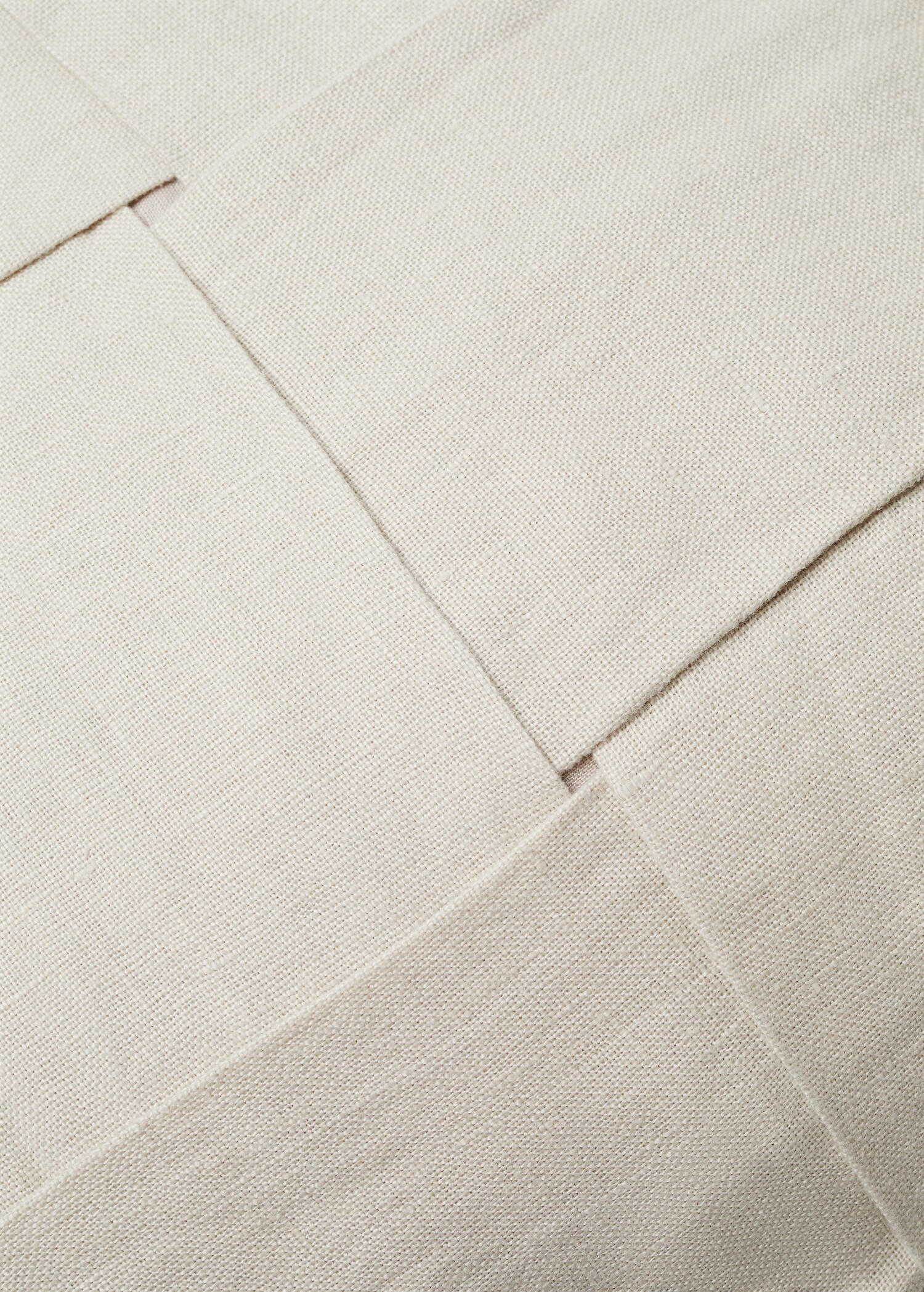 Housse de coussin 100 % lin tressée 50x50 cm - Détail de l'article 3