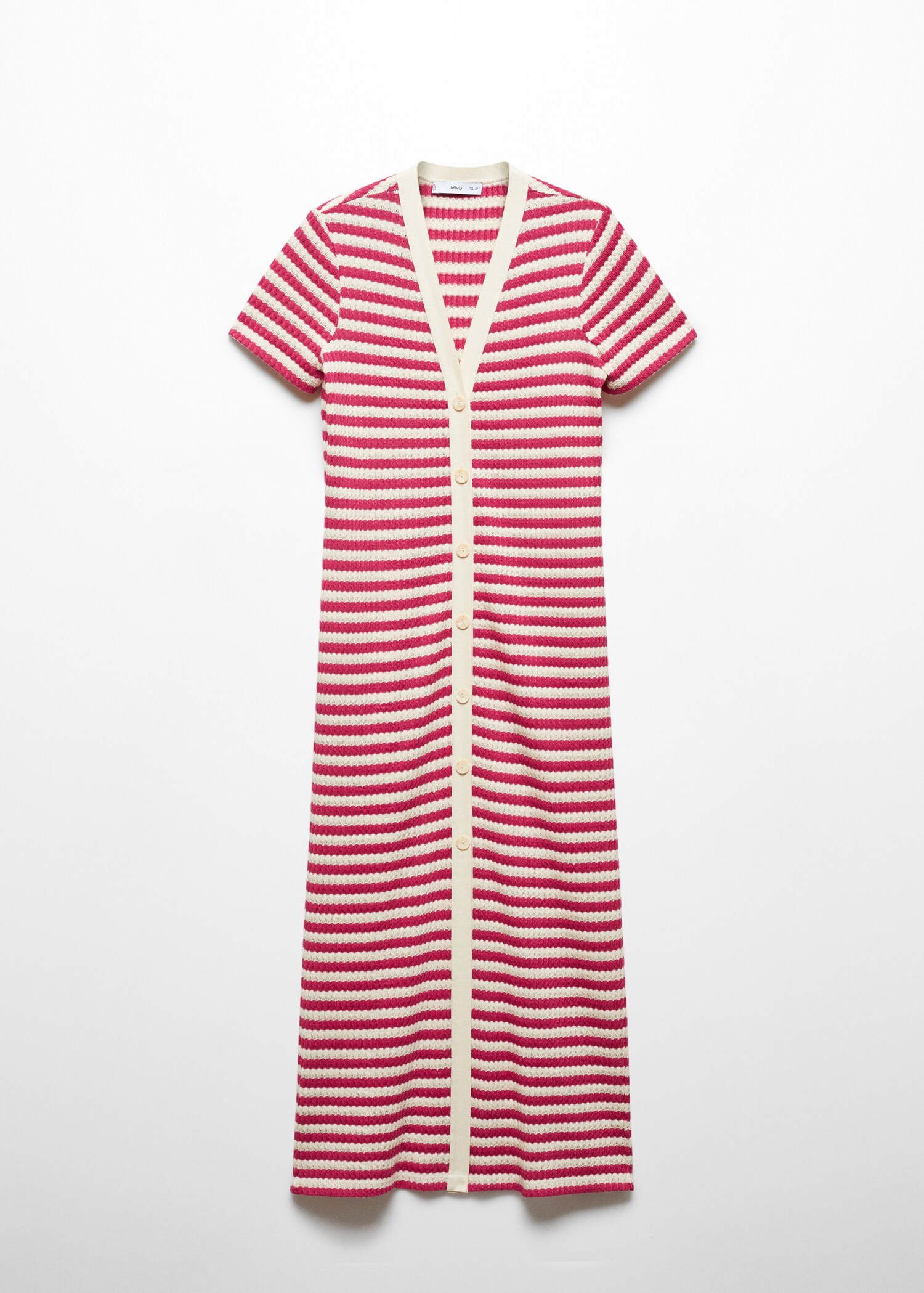 Striped jersey dress - Article without model