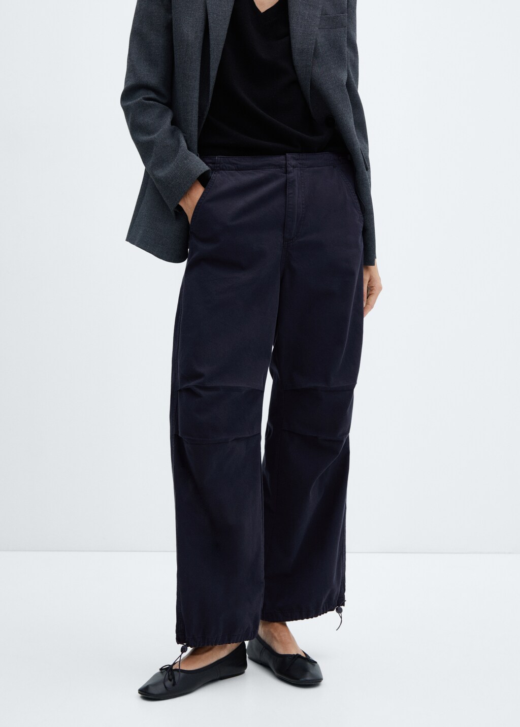 Parachute pants - Women | MANGO OUTLET USA