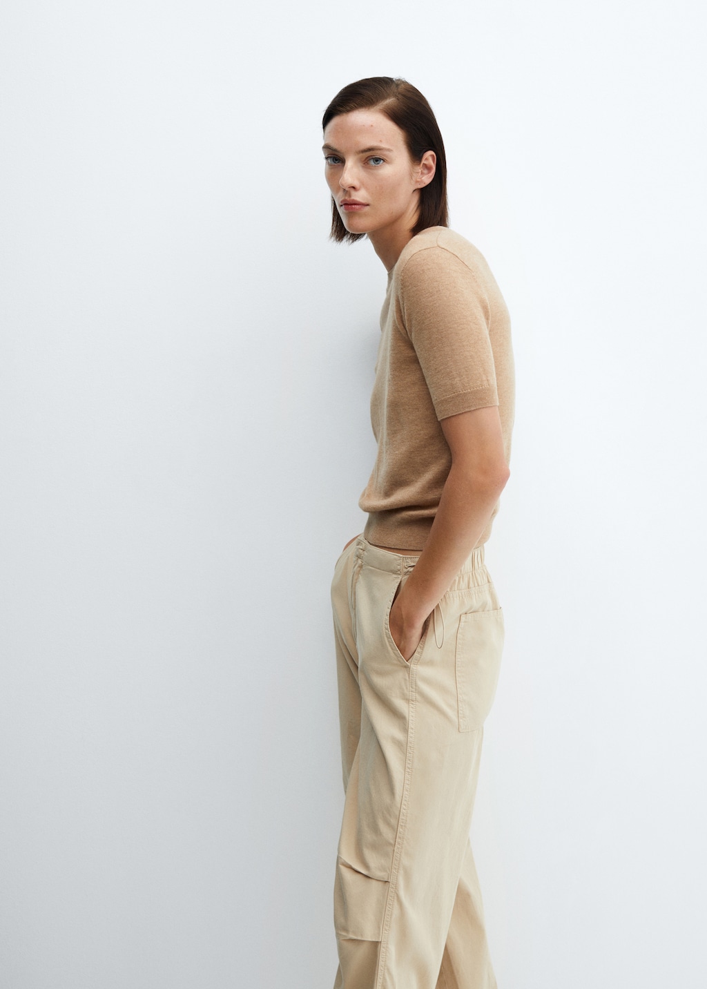 ハ*ニ様 openyy ROSE PARACHUTE PANTS KHAKI Mid-Rise Parachute Pant – Cotton Candy LA