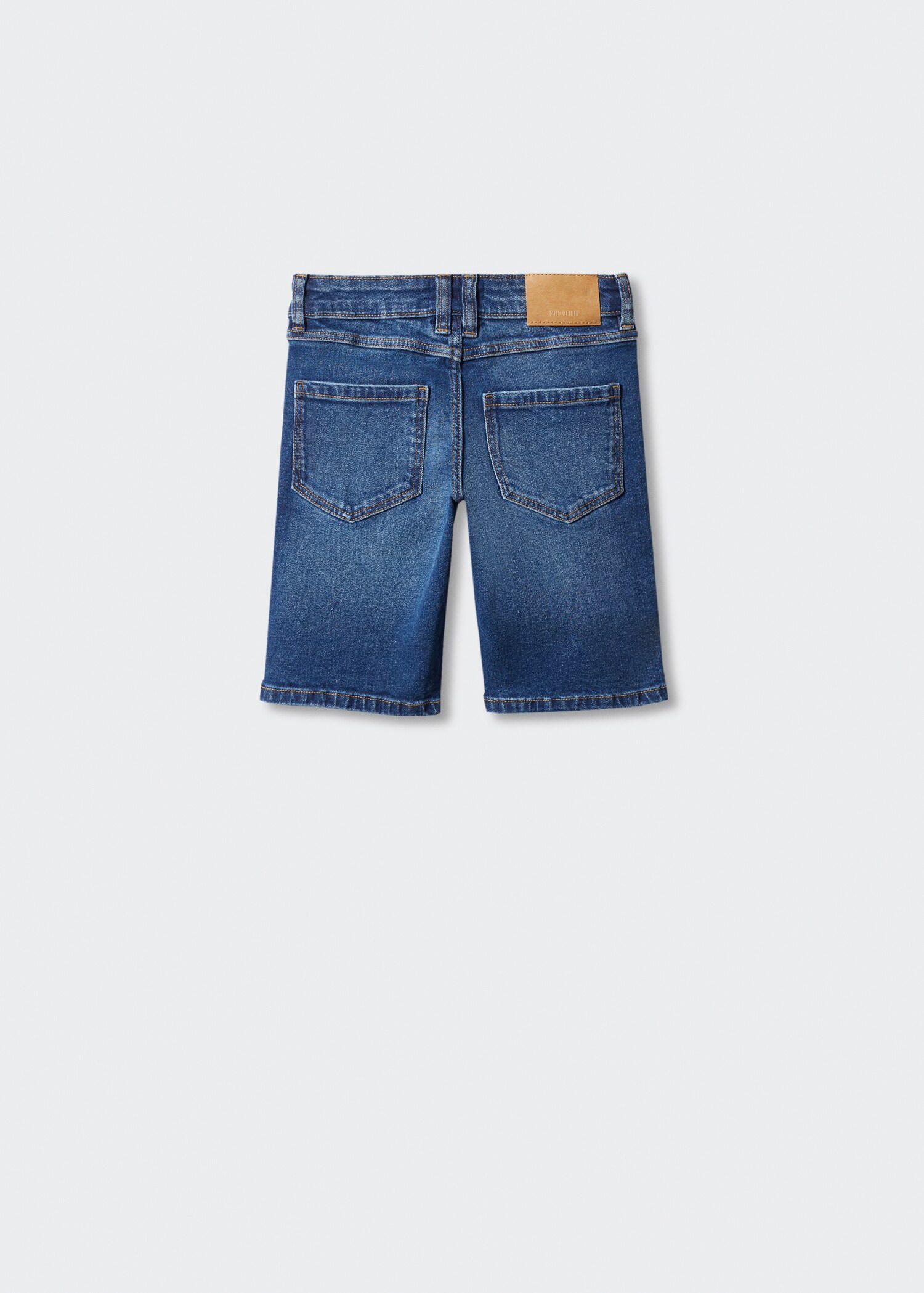Jeans-Bermudashorts aus Baumwolle - Rückseite des Artikels