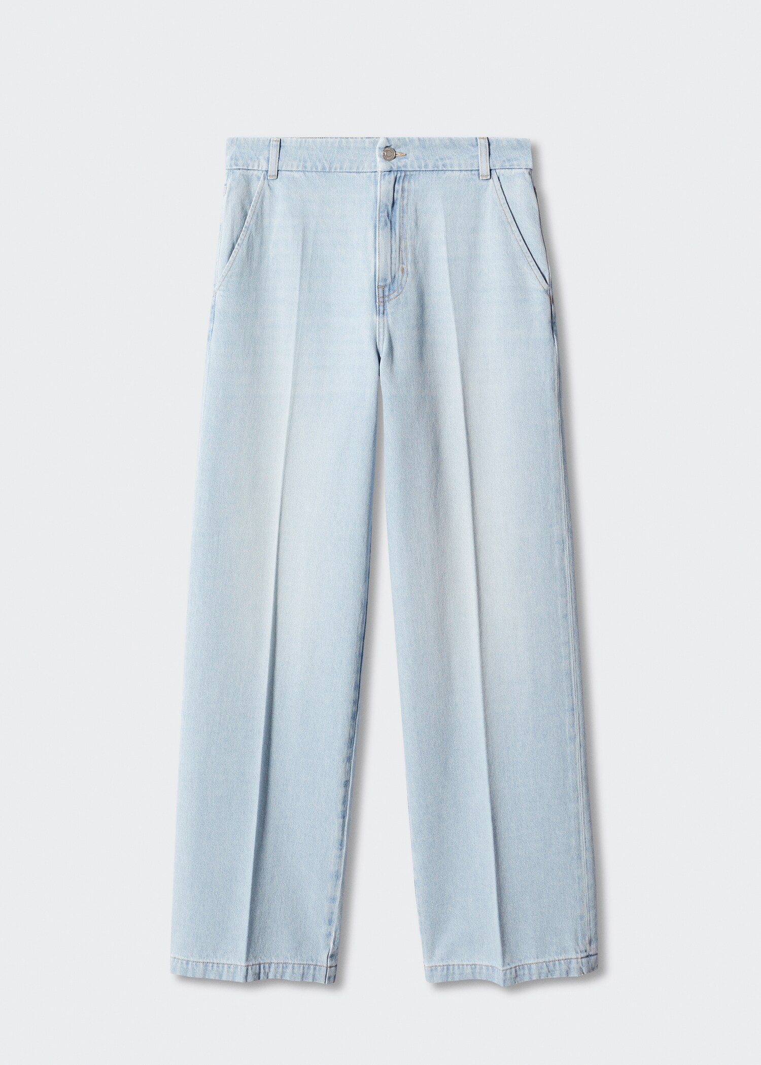 Jeans rectos tiro medio - Artículo sin modelo
