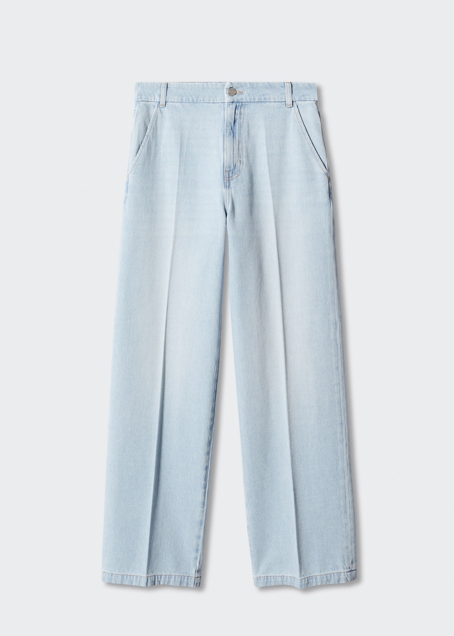 Mid-rise straight jeans - Article without model