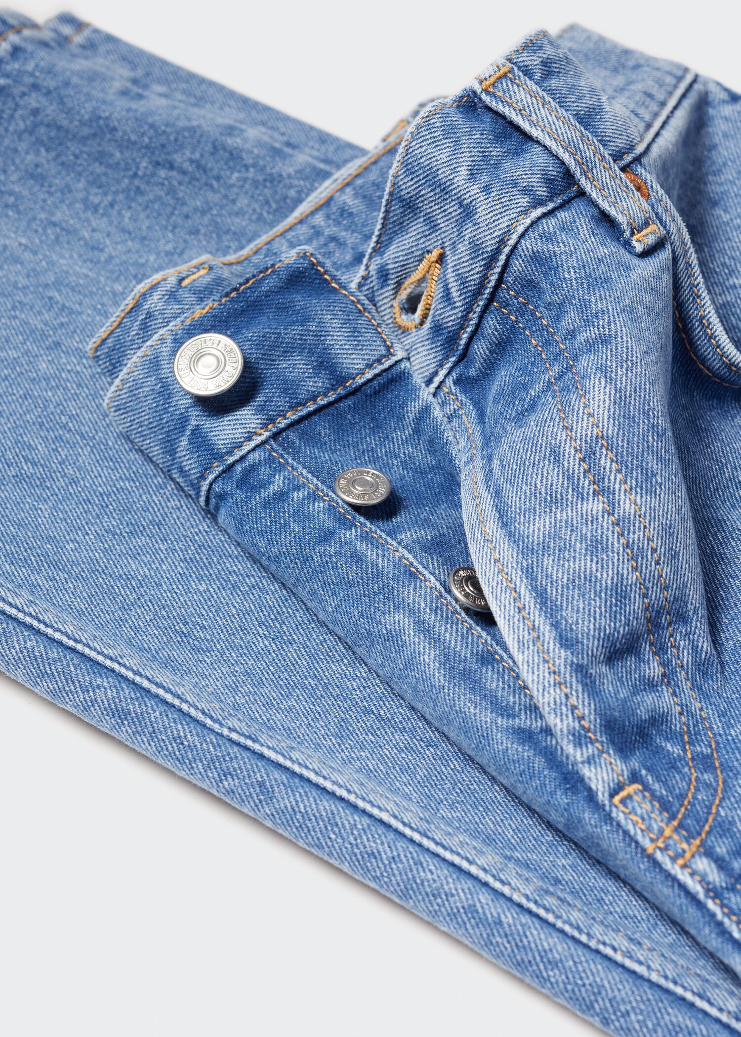 Mid-rise straight jeans - Details of the article 8