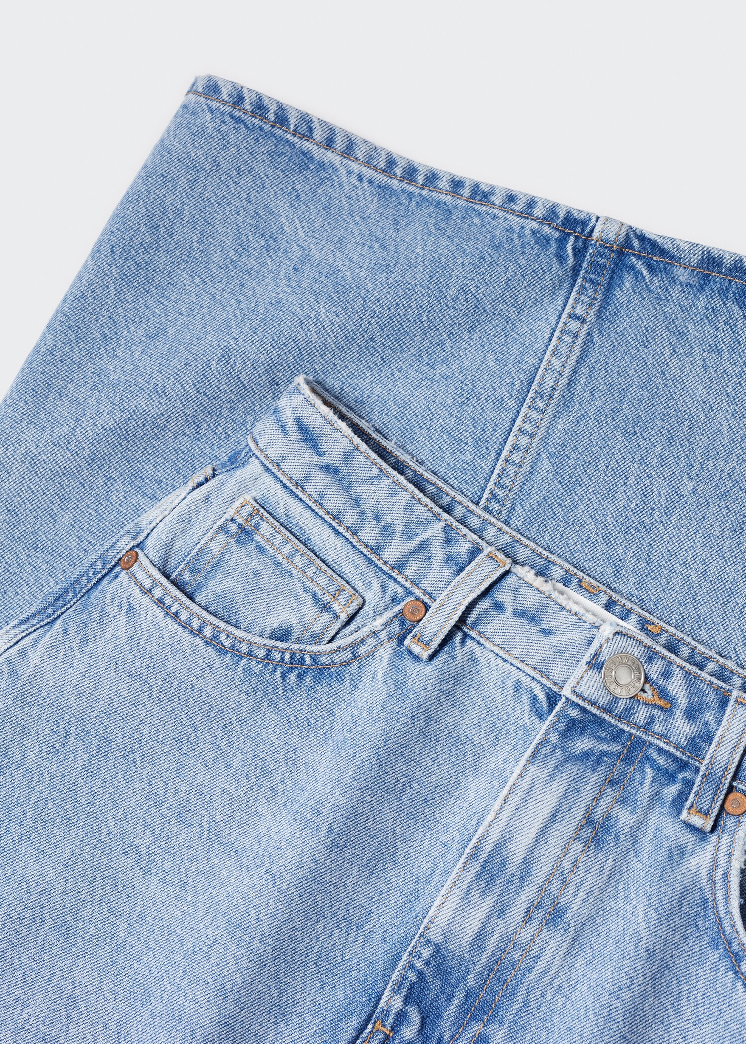 Jeansrock mit Schlitz - Detail des Artikels 8