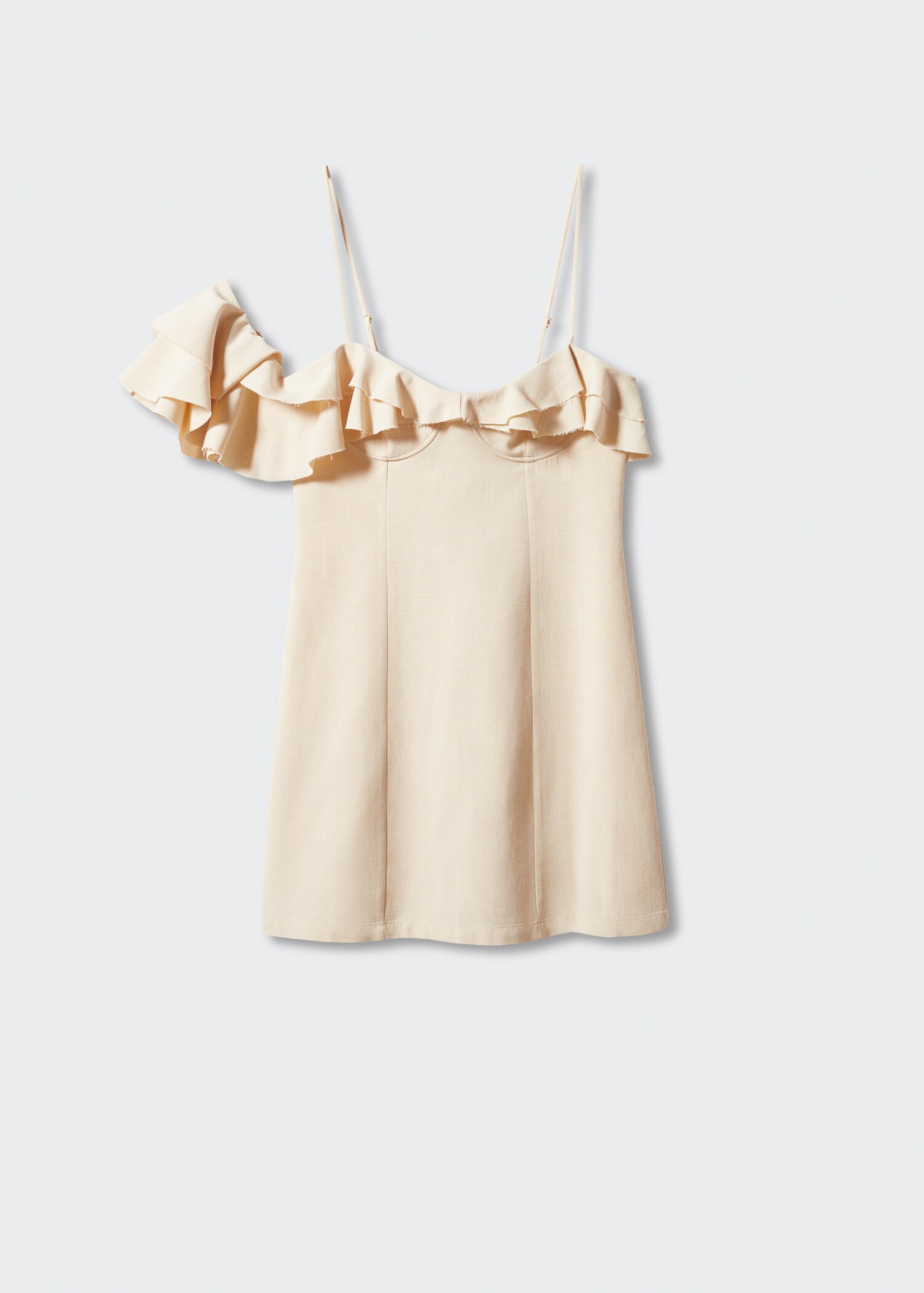 Asymmetric ruffled dress - Article without model