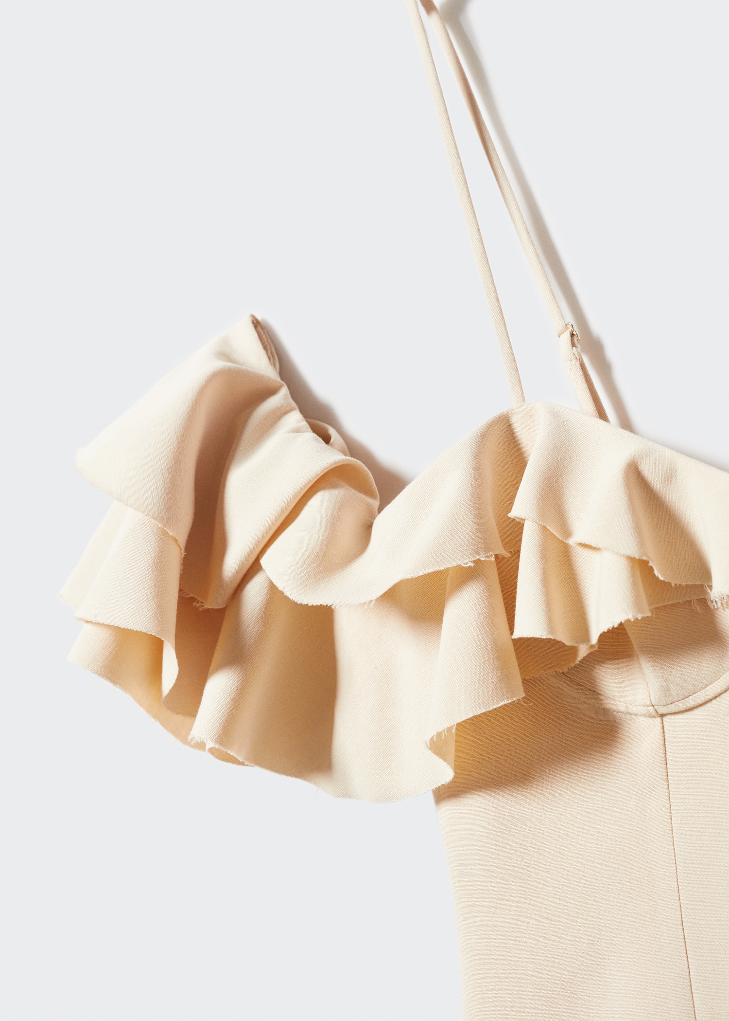 Asymmetric ruffled dress - Details of the article 8