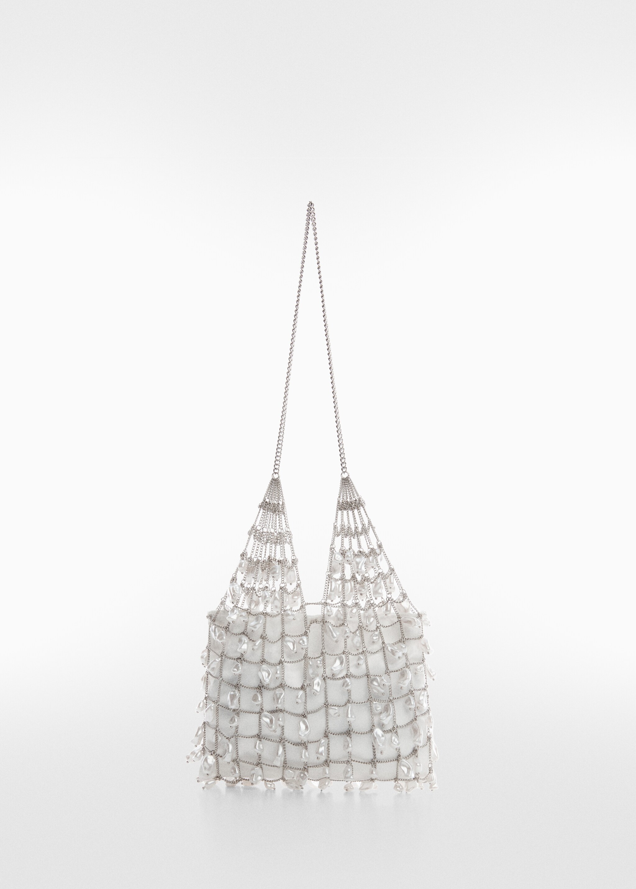 Metallic pearl mesh bag - Article without model