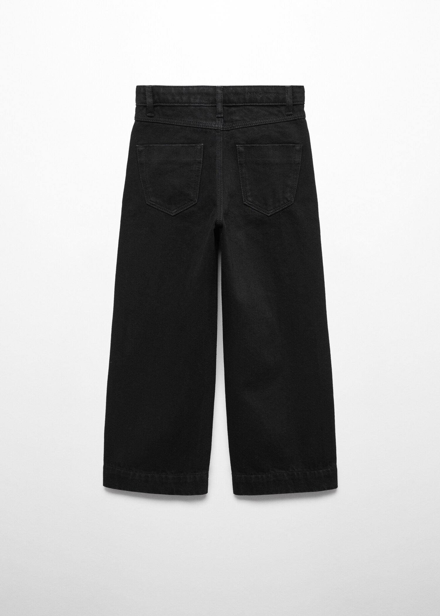 Jeans culotte mid-waist comfort - Reverse of the article