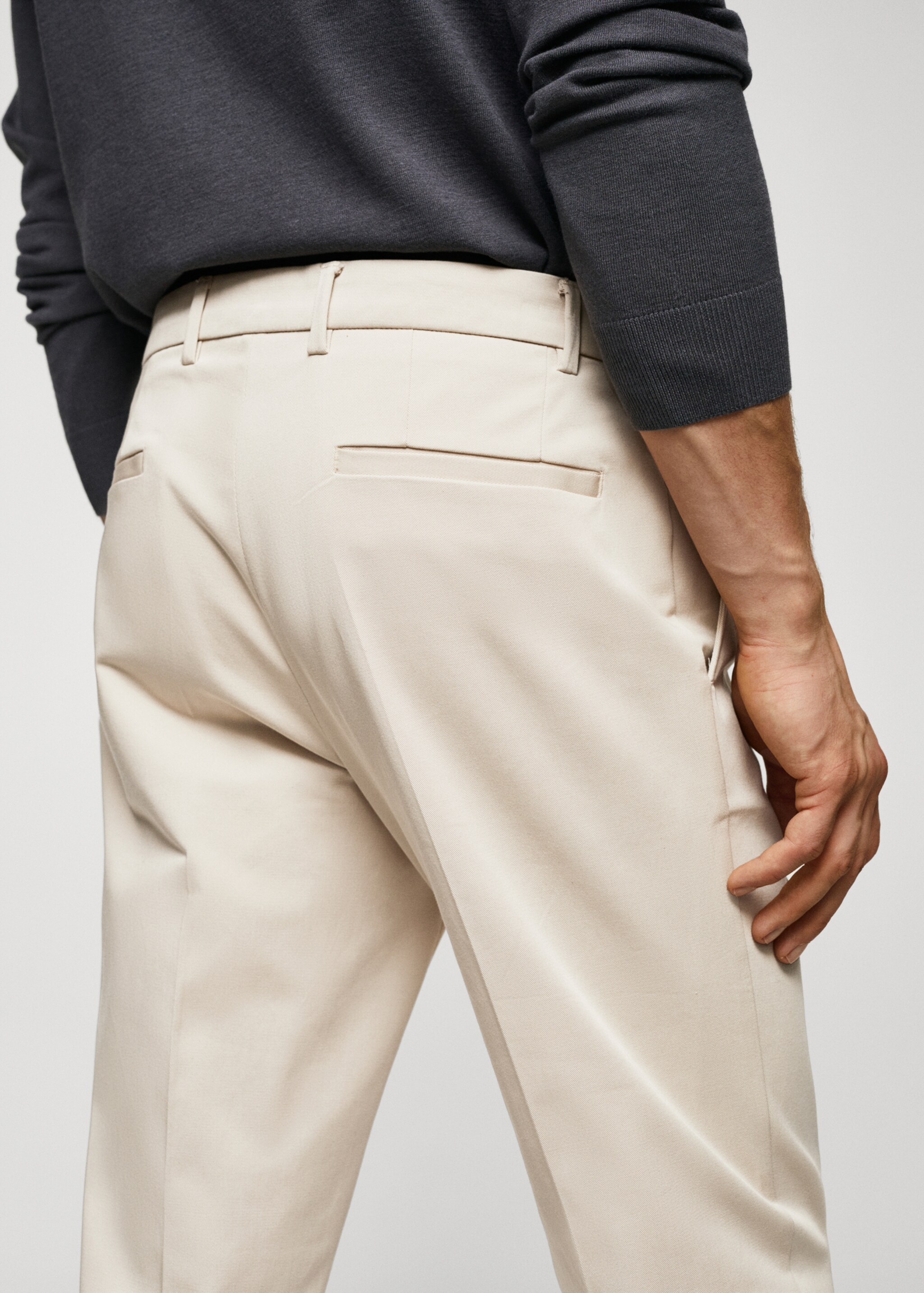 Slim fit chino pants - Details of the article 6