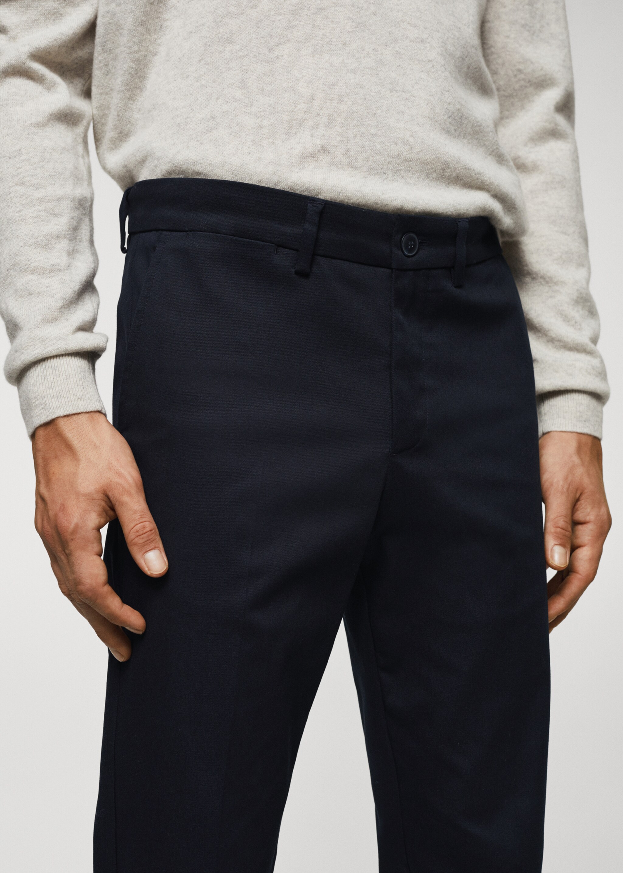Slim fit chino pants - Details of the article 1