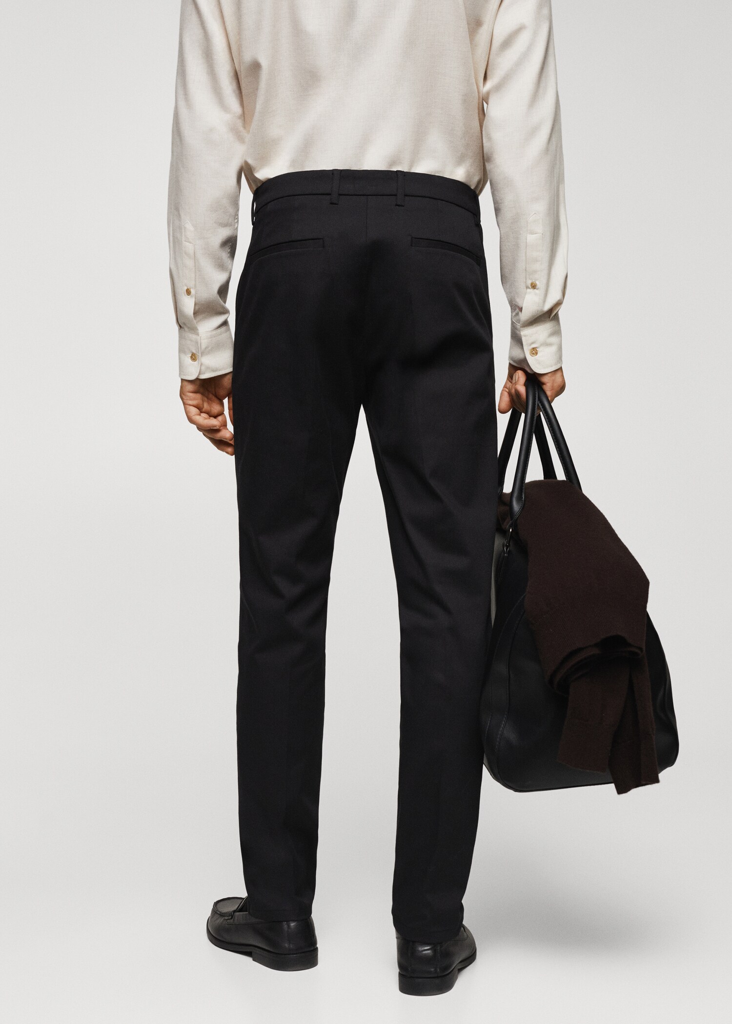 Slim Fit Chinohose - Rückseite des Artikels
