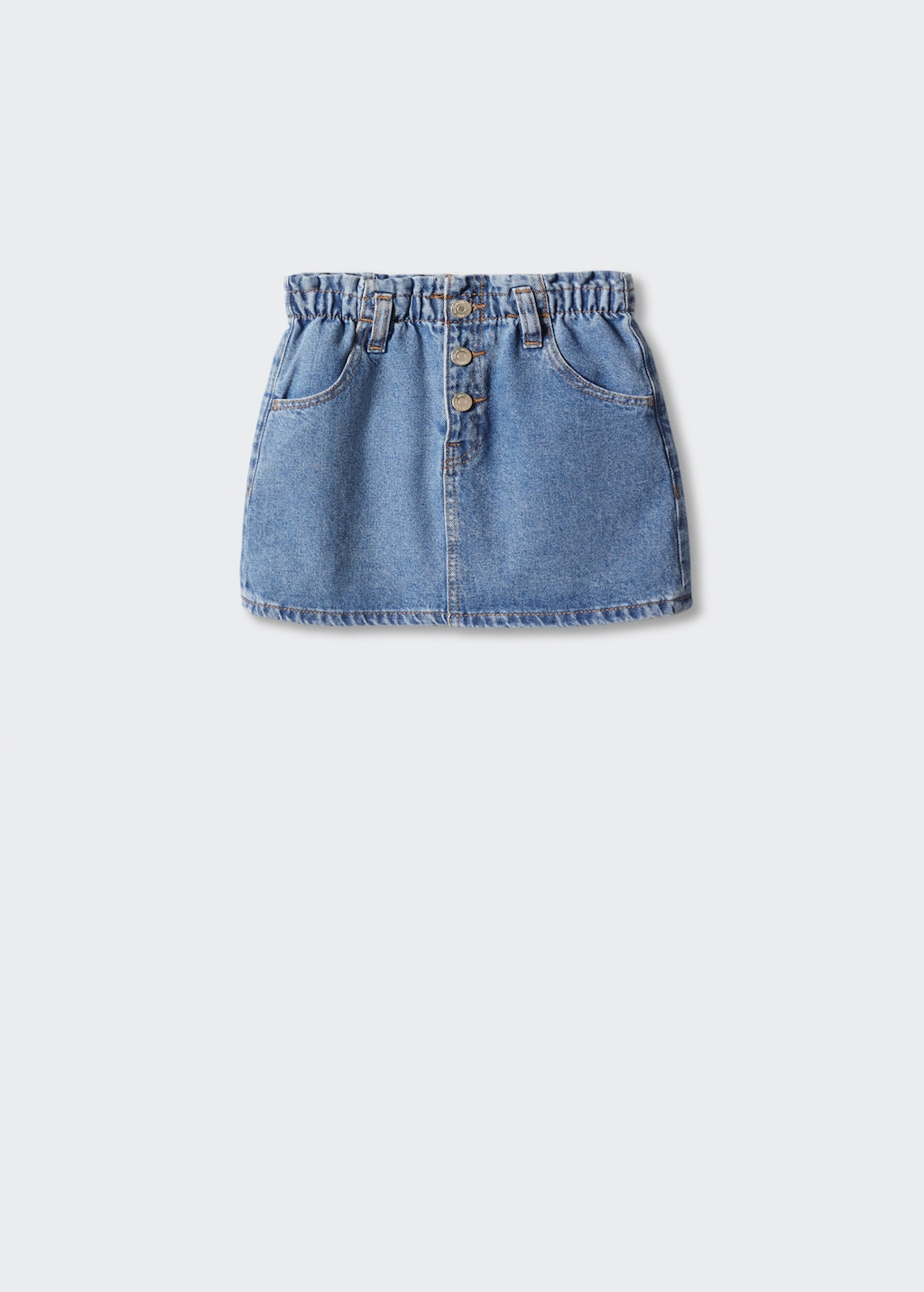 Paperbag denim skirt Girls MANGO OUTLET USA