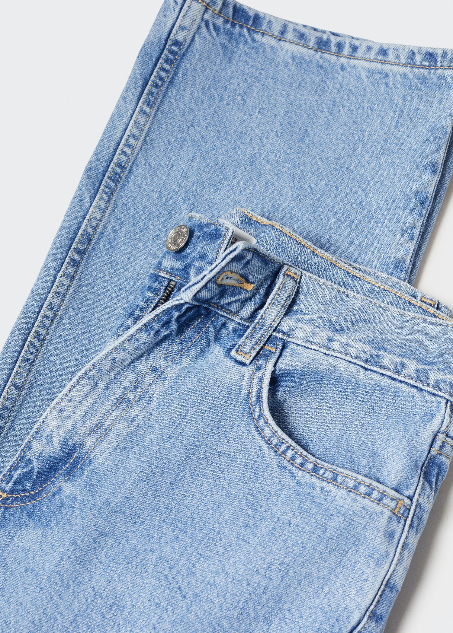 Mid-rise straight jeans - Details of the article 8