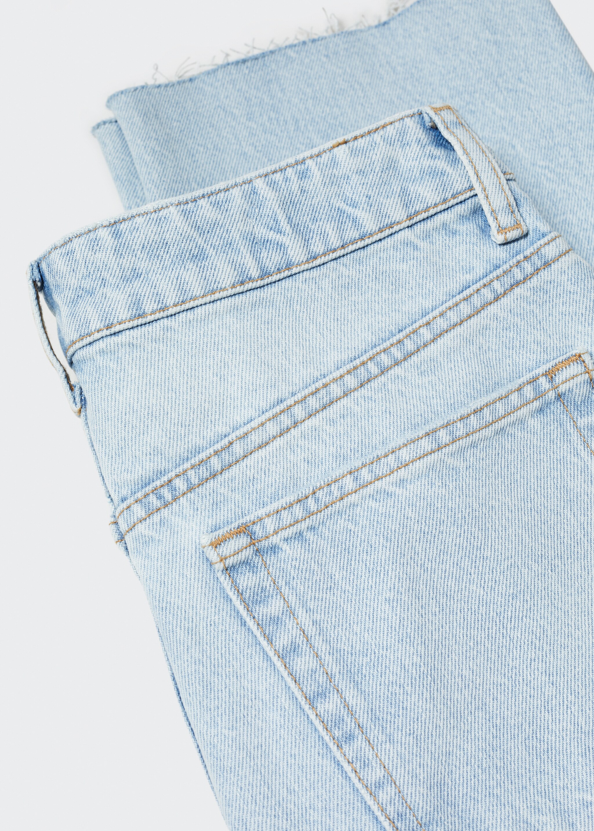 High waist straight jeans - Details of the article 8