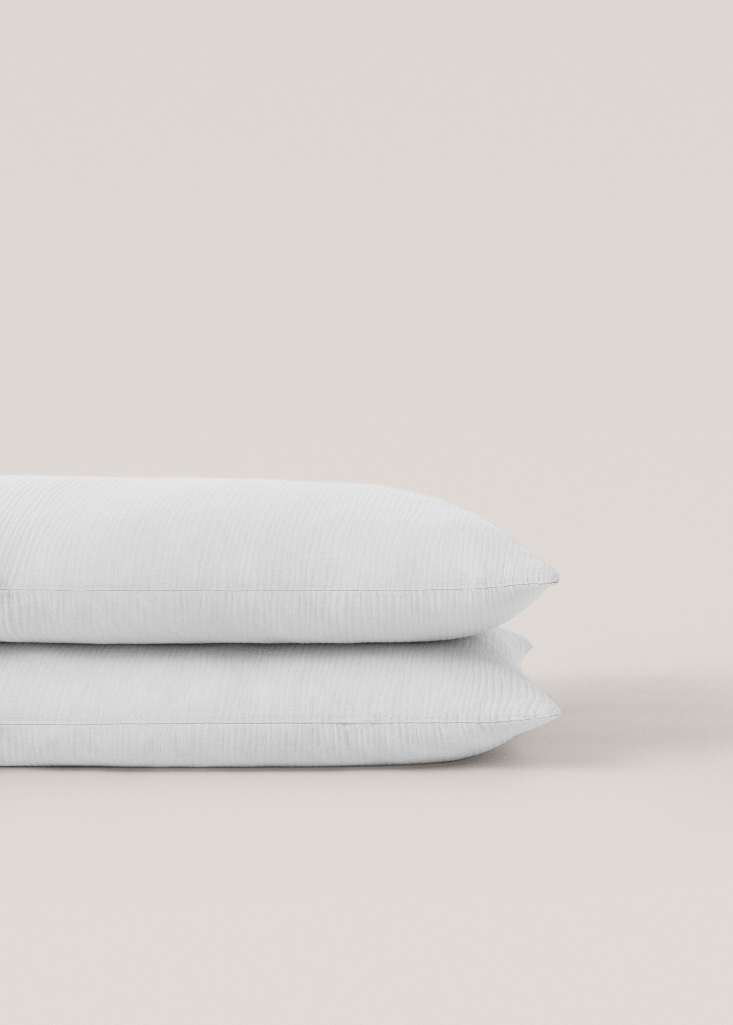 Cotton gauze pillow case 50x75cm (Pack of 2) - Medium plane