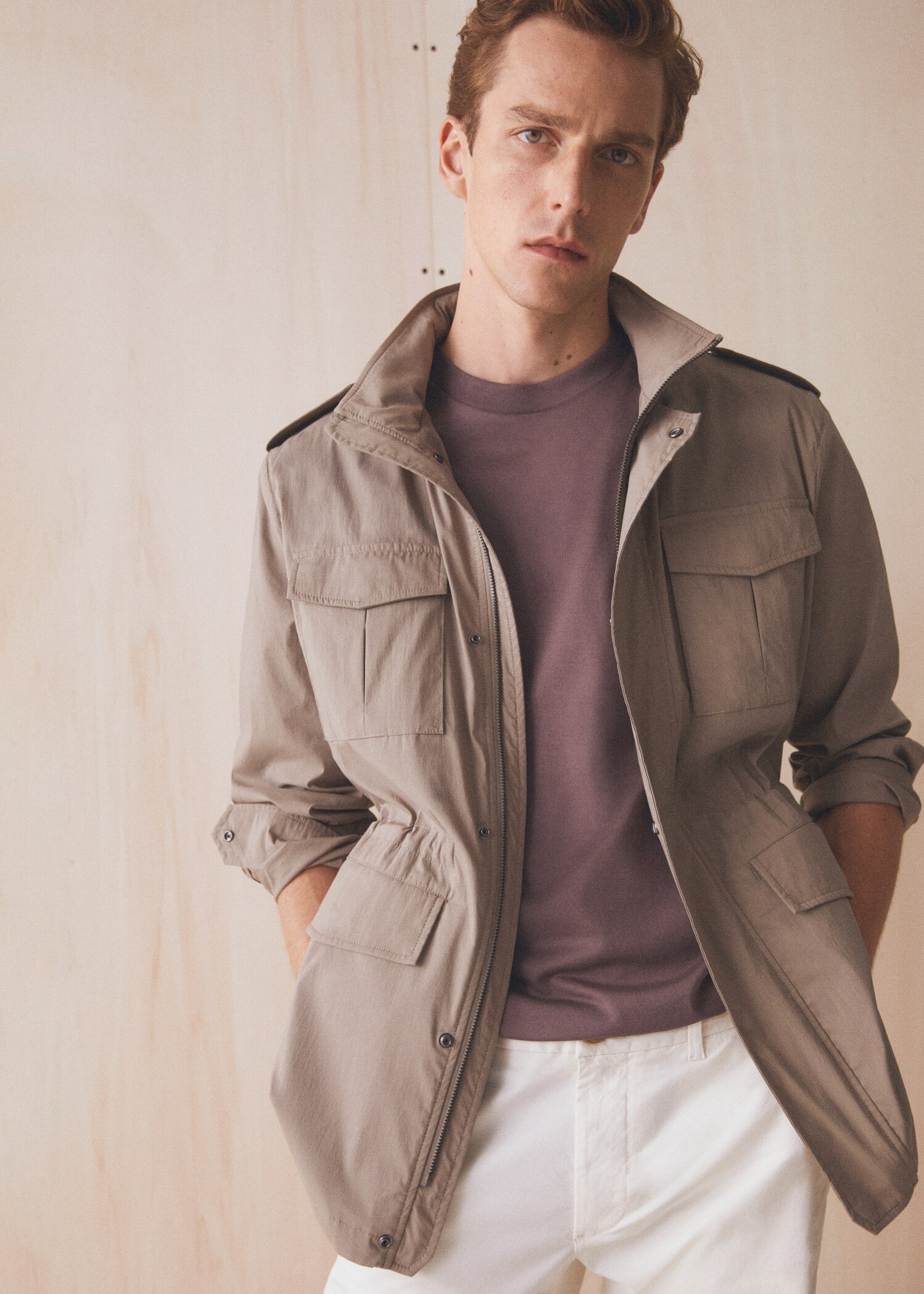 Leichte Safarijacke mit Taschen - Detail des Artikels 5