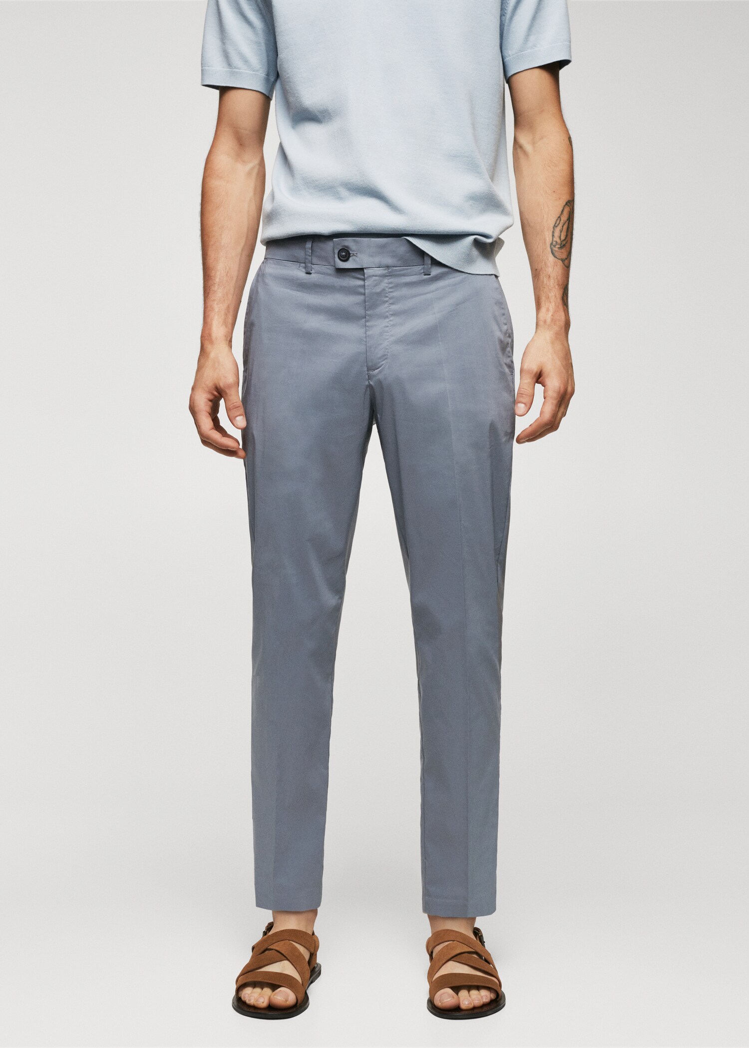 Lichte katoenen broek - Middenvlak
