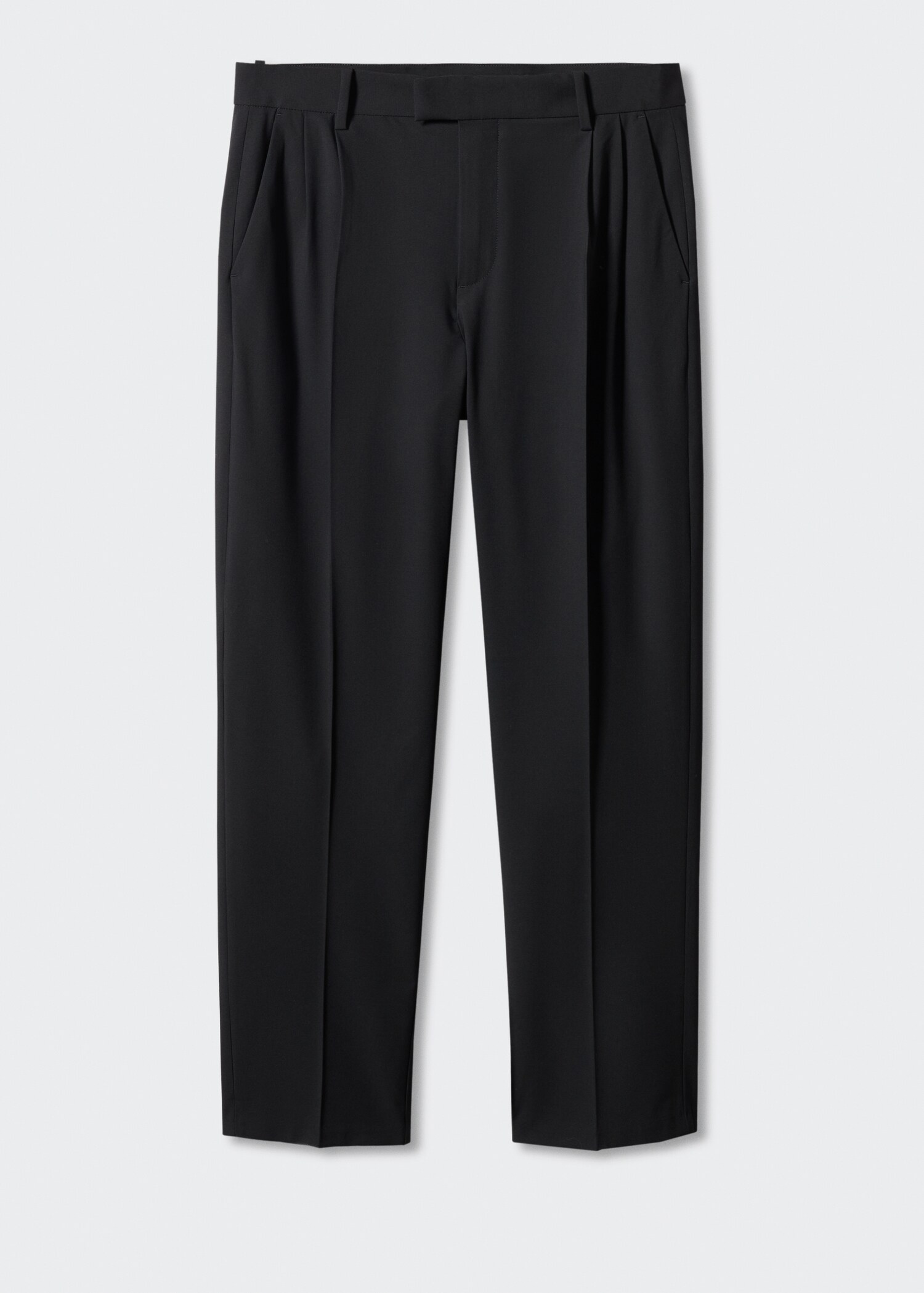 Pantalon regular fit coton pinces - Article sans modèle