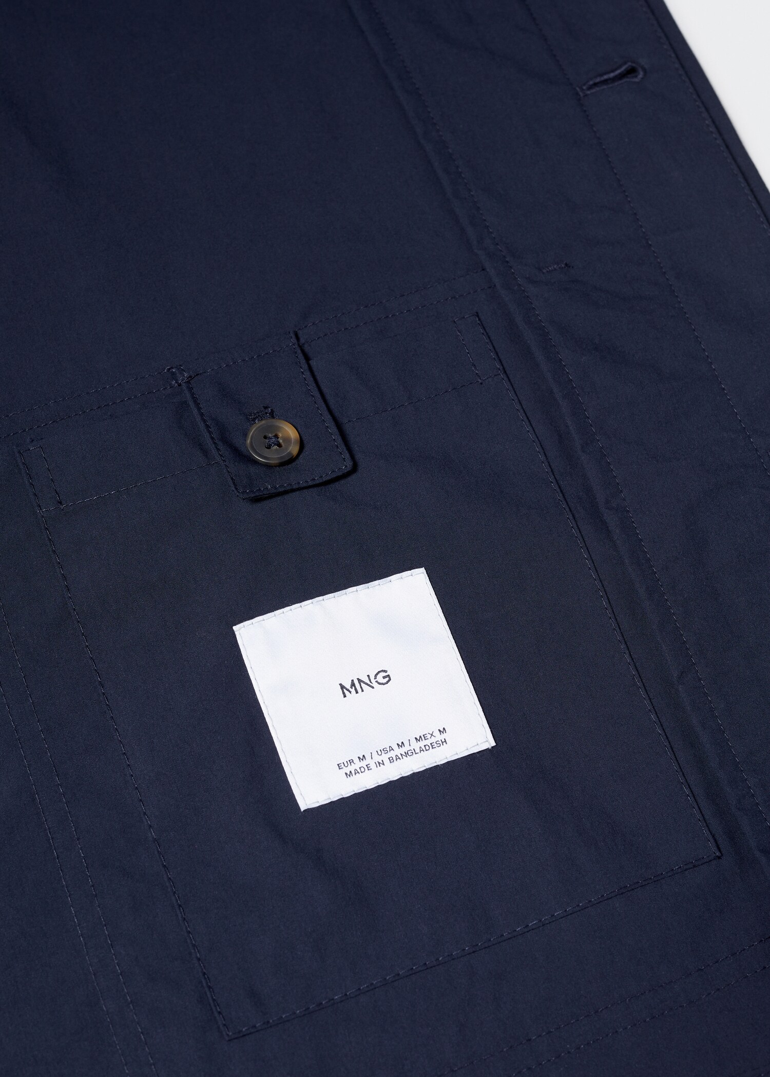 Chaqueta algodón ligera bolsillos - Detalle del artículo 8