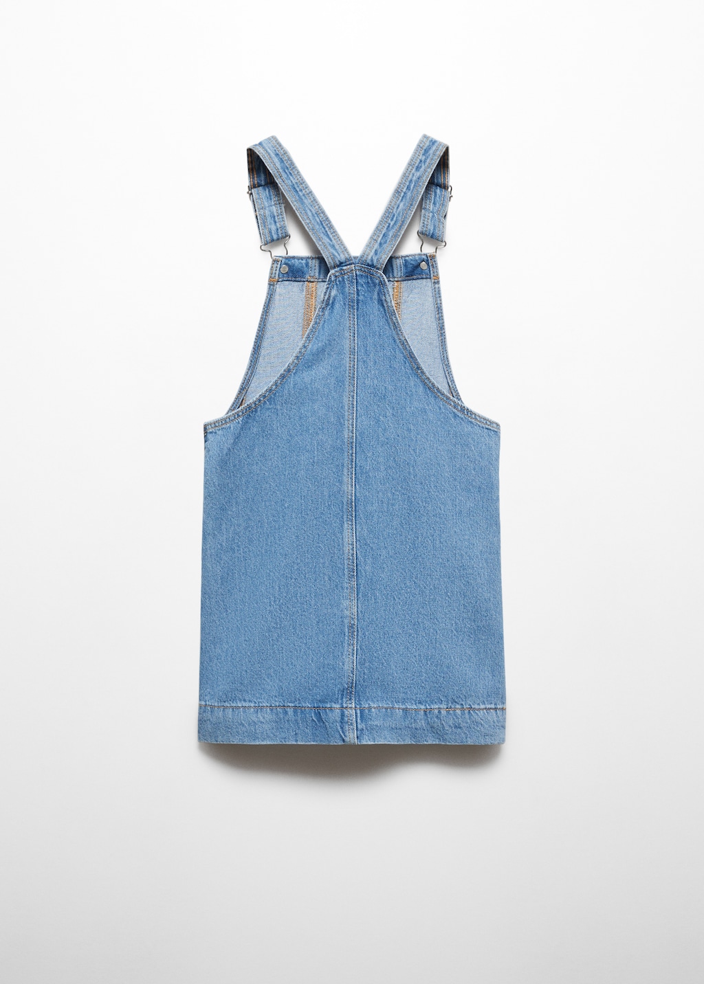 Short cotton pinafore dress Girls MANGO OUTLET USA