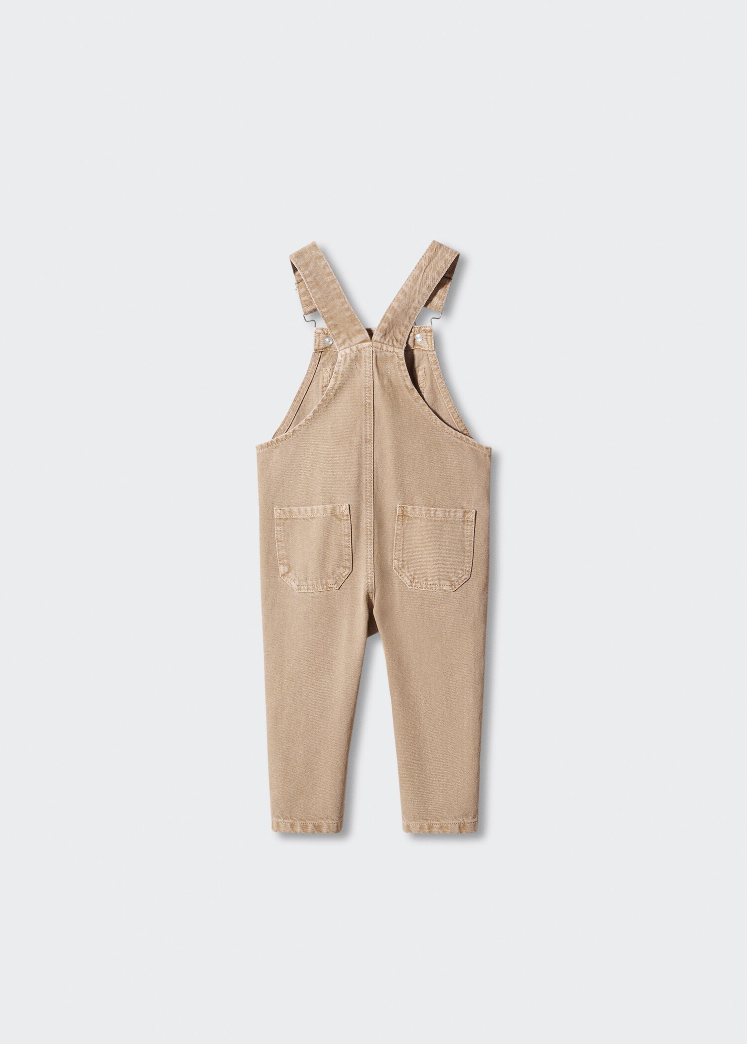 Lined denim dungarees - Reverse of the article