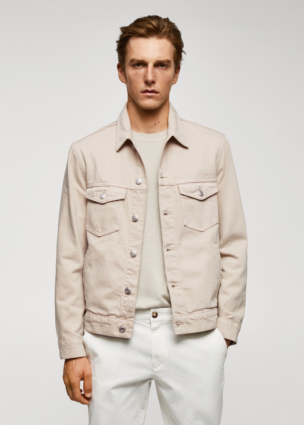 Cotton on denim jacket mens top