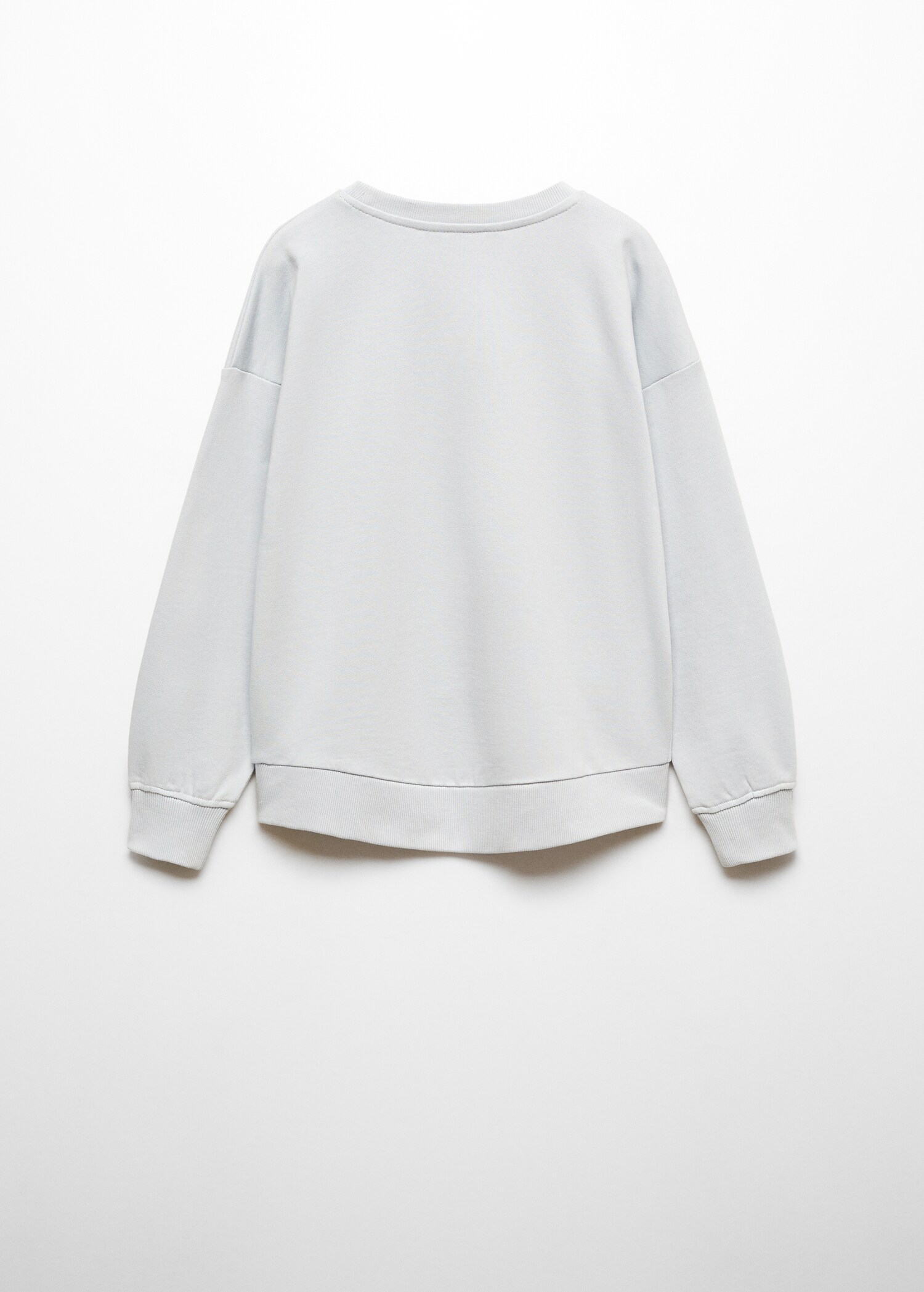 Printed cotton sweatshirt - Reverse of the article