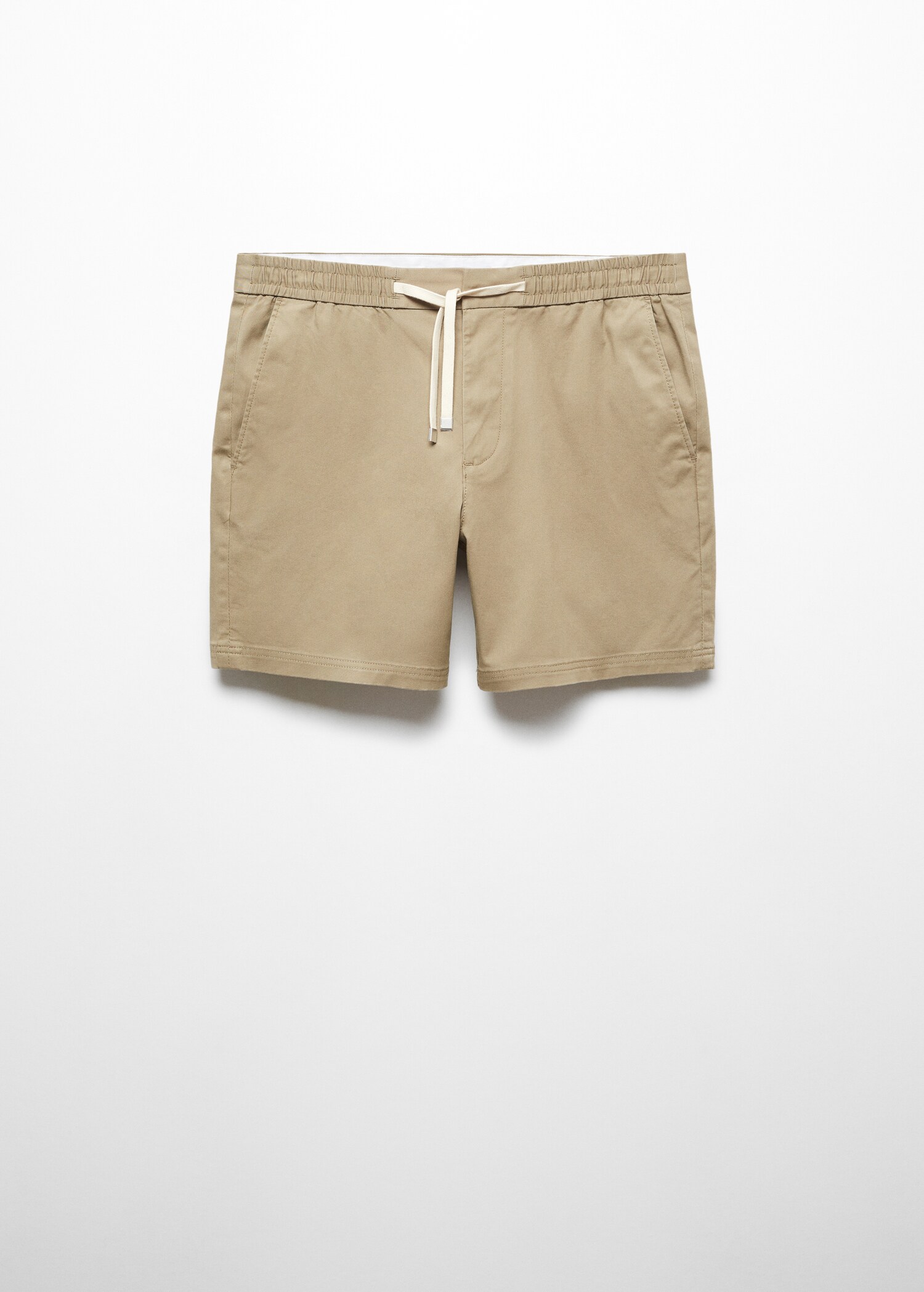 Cotton shorts with drawstring - Article without model