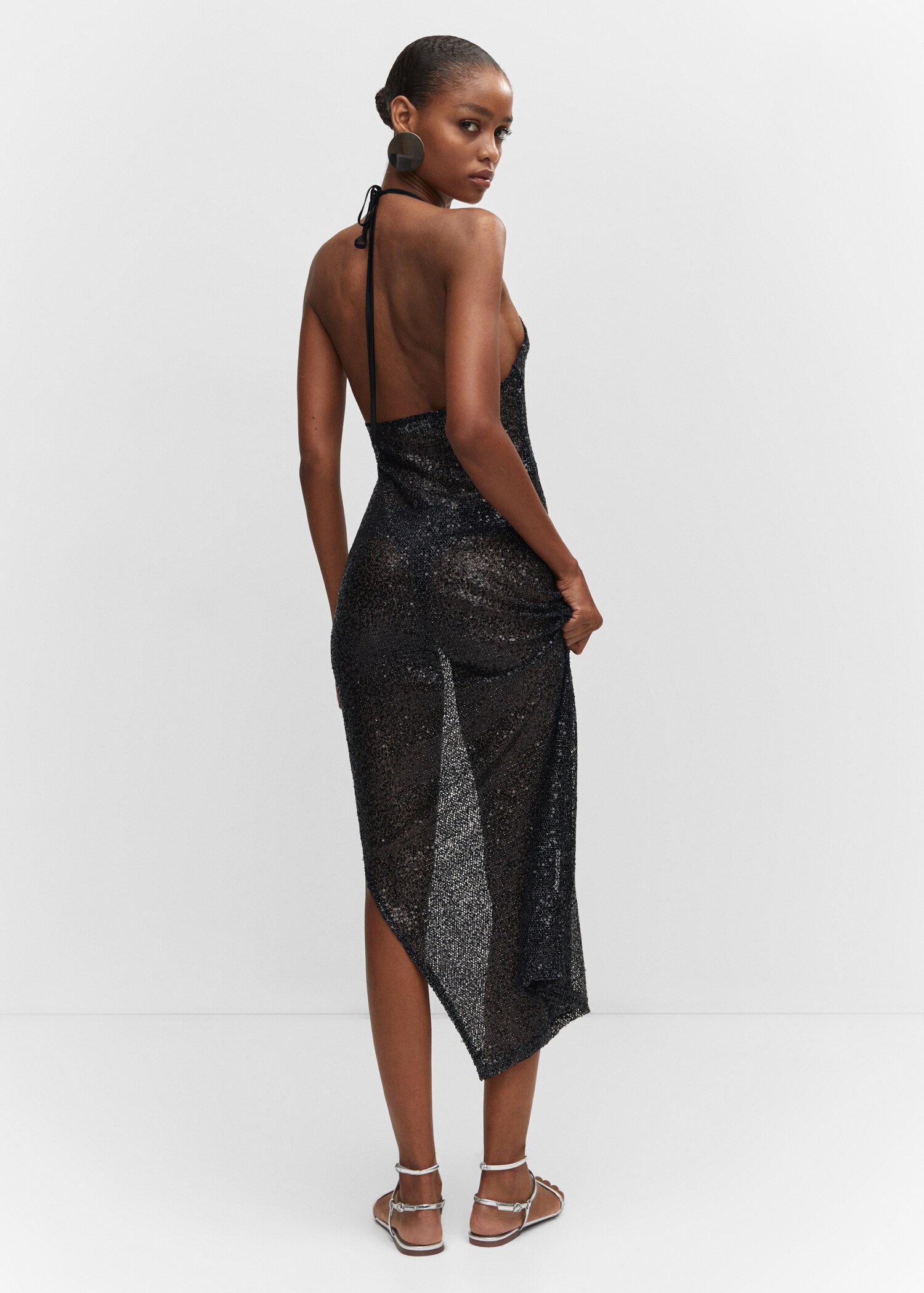 Robe paillettes ouverture - Verso de l’article