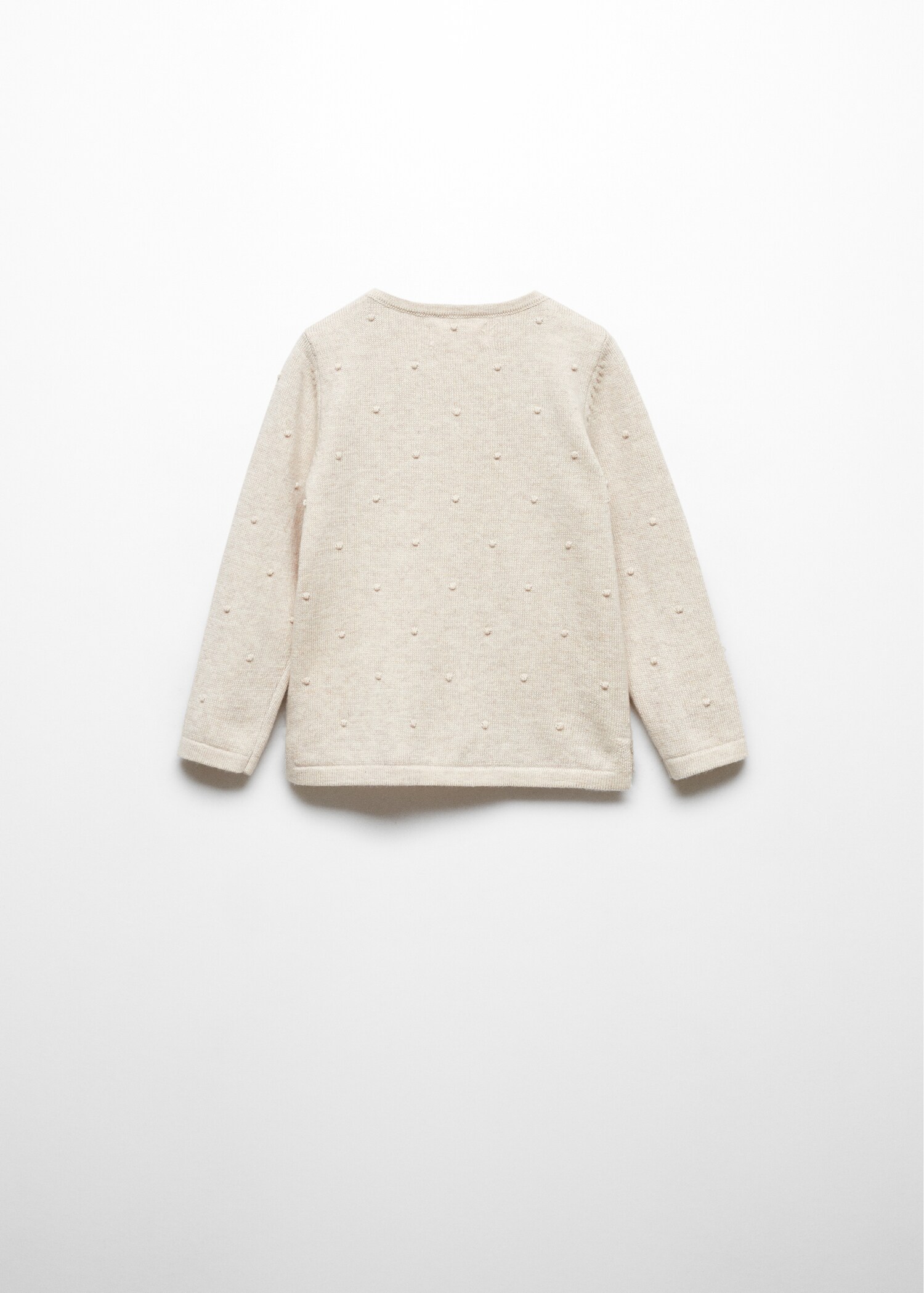 Strickjacke aus Baumwolle - Rückseite des Artikels