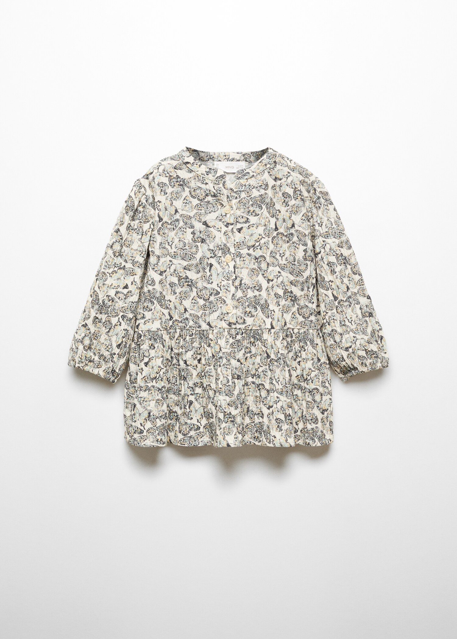 Jurk met vlinderprint - Artikel zonder model