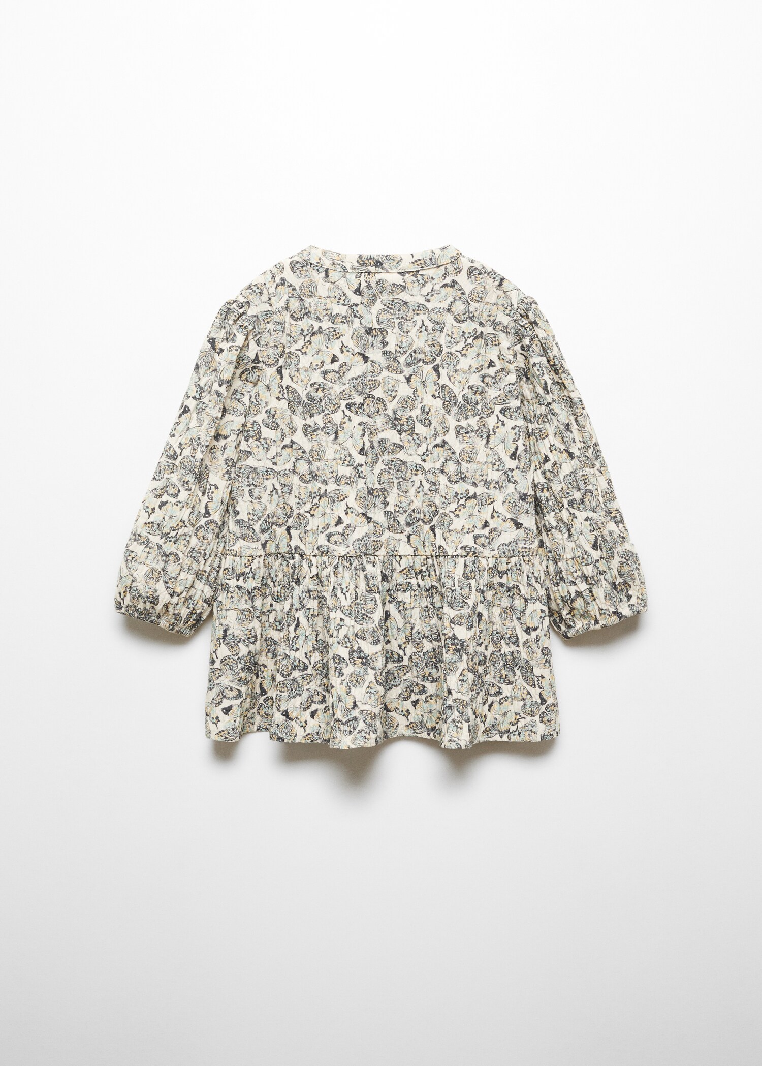 Jurk met vlinderprint - Achterkant van het artikel