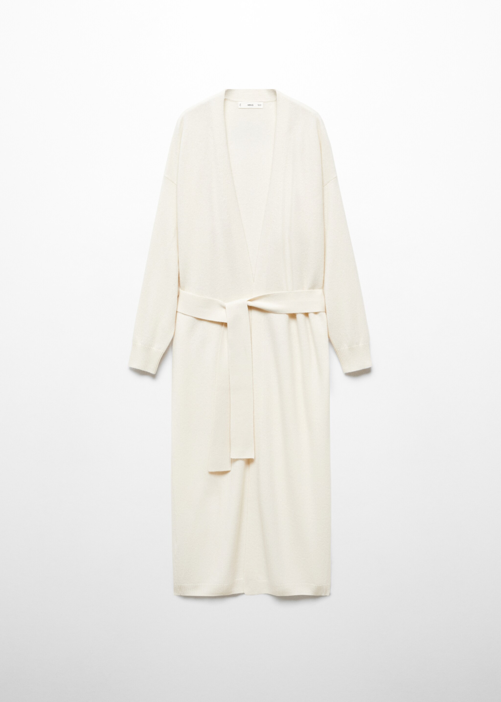 Cardigan 100 % cachemire - Article sans modèle, Blanc cassé. Ref: 57053275-00.