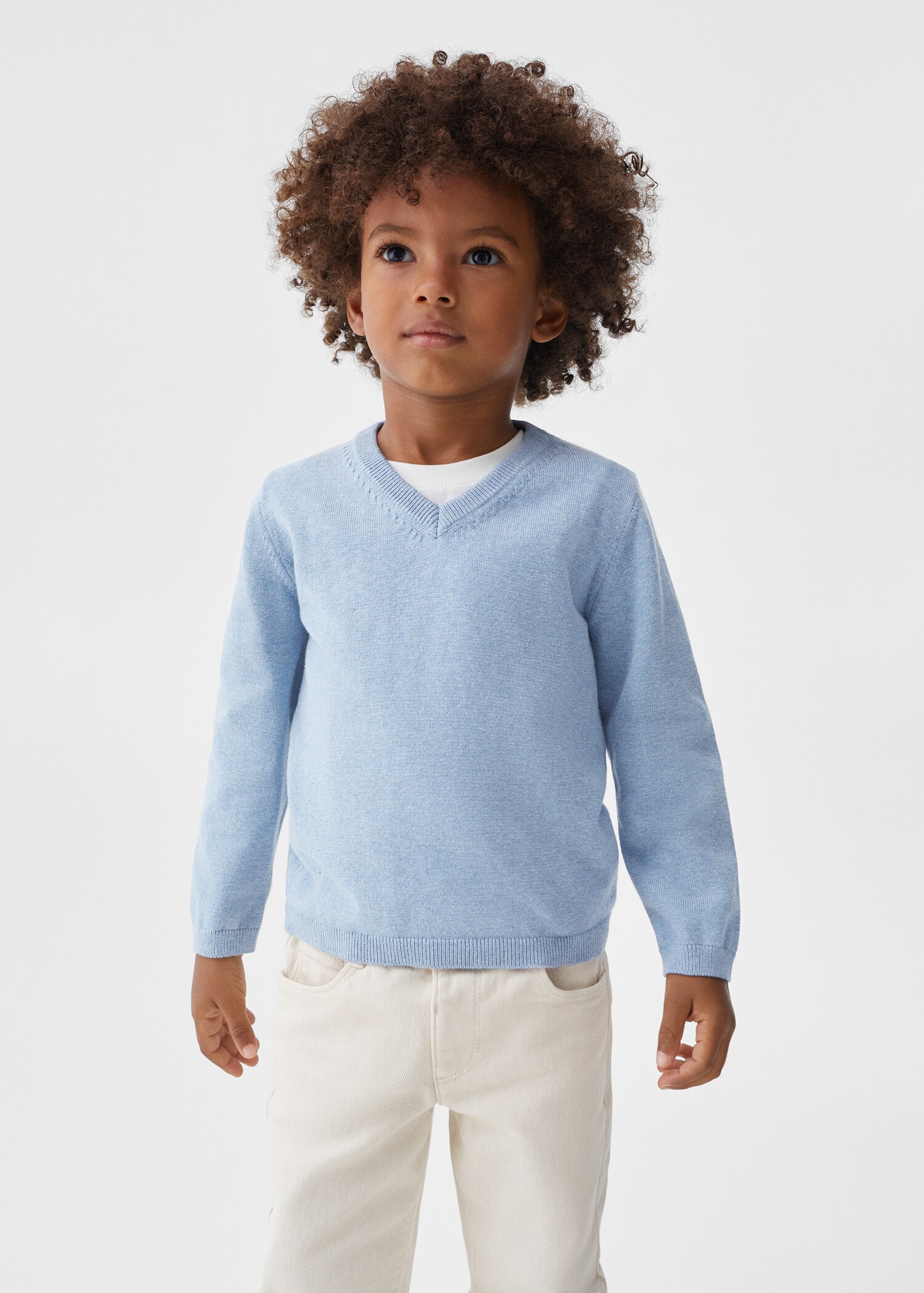 V-neck sweater - Medium plane
