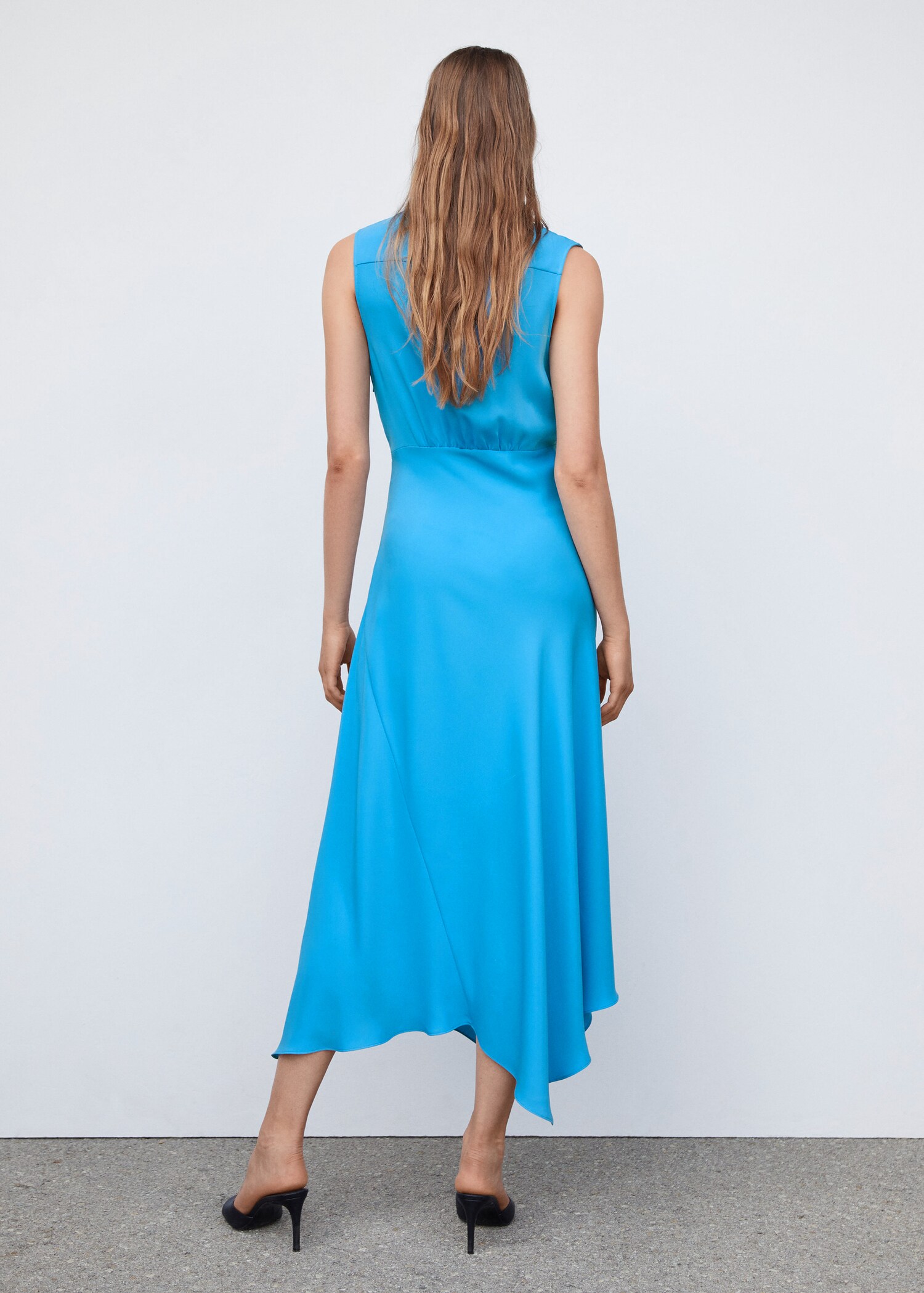 Robe asymétrique ouverture latérale - Verso de l’article