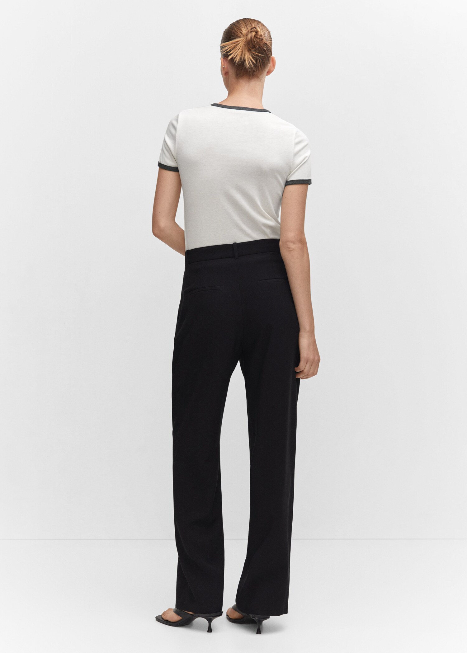 Pantalon pinces wideleg - Verso de l’article