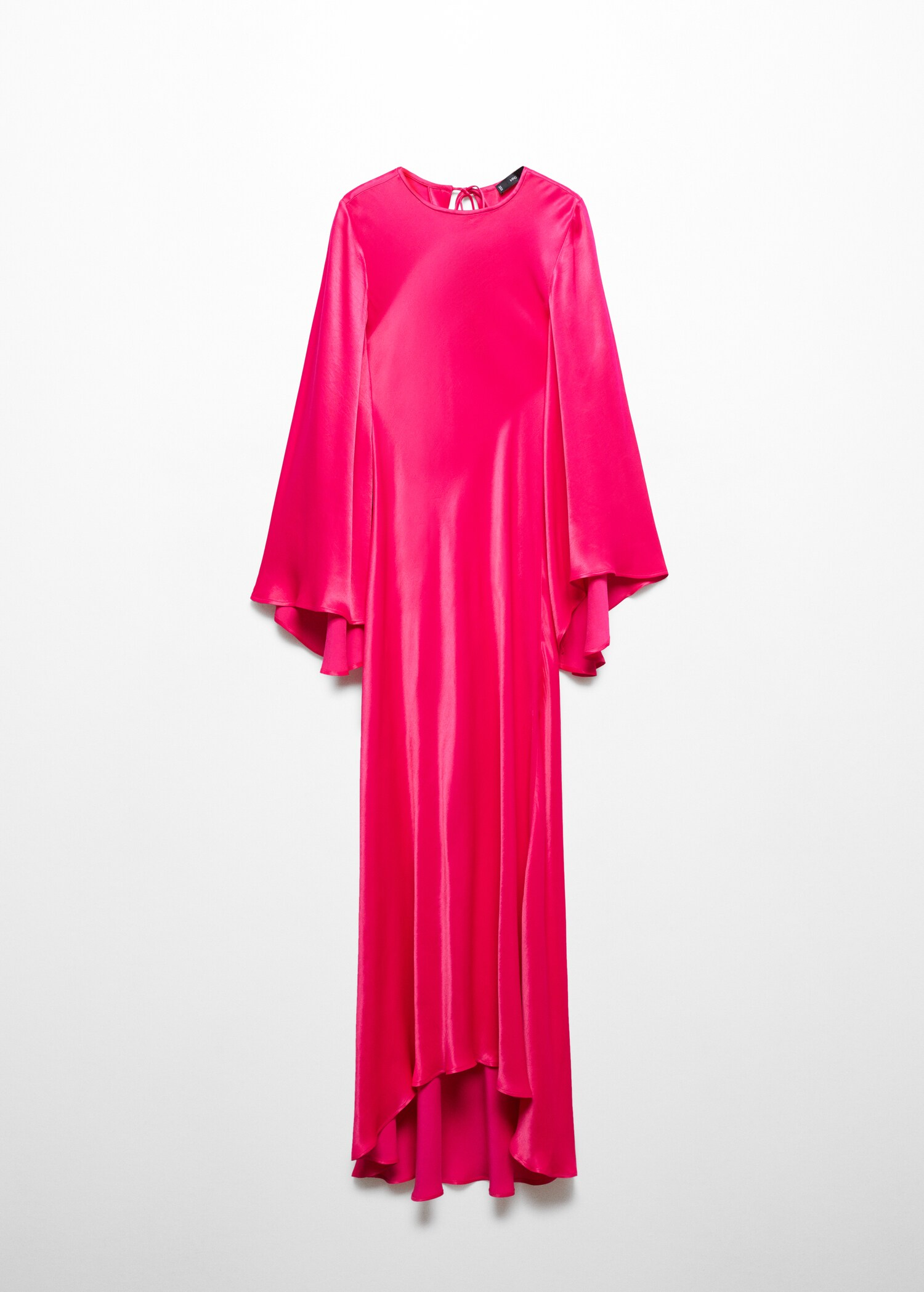 Vestido satinado manga acampanada - Artículo sin modelo