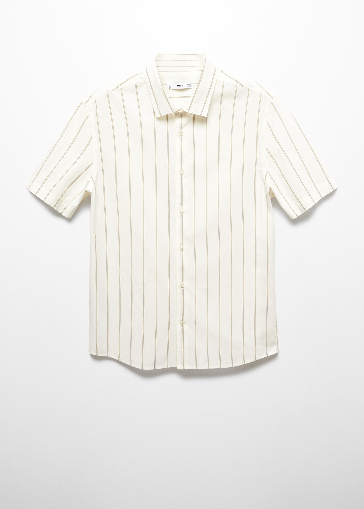 Striped light cotton shirt - Article without model