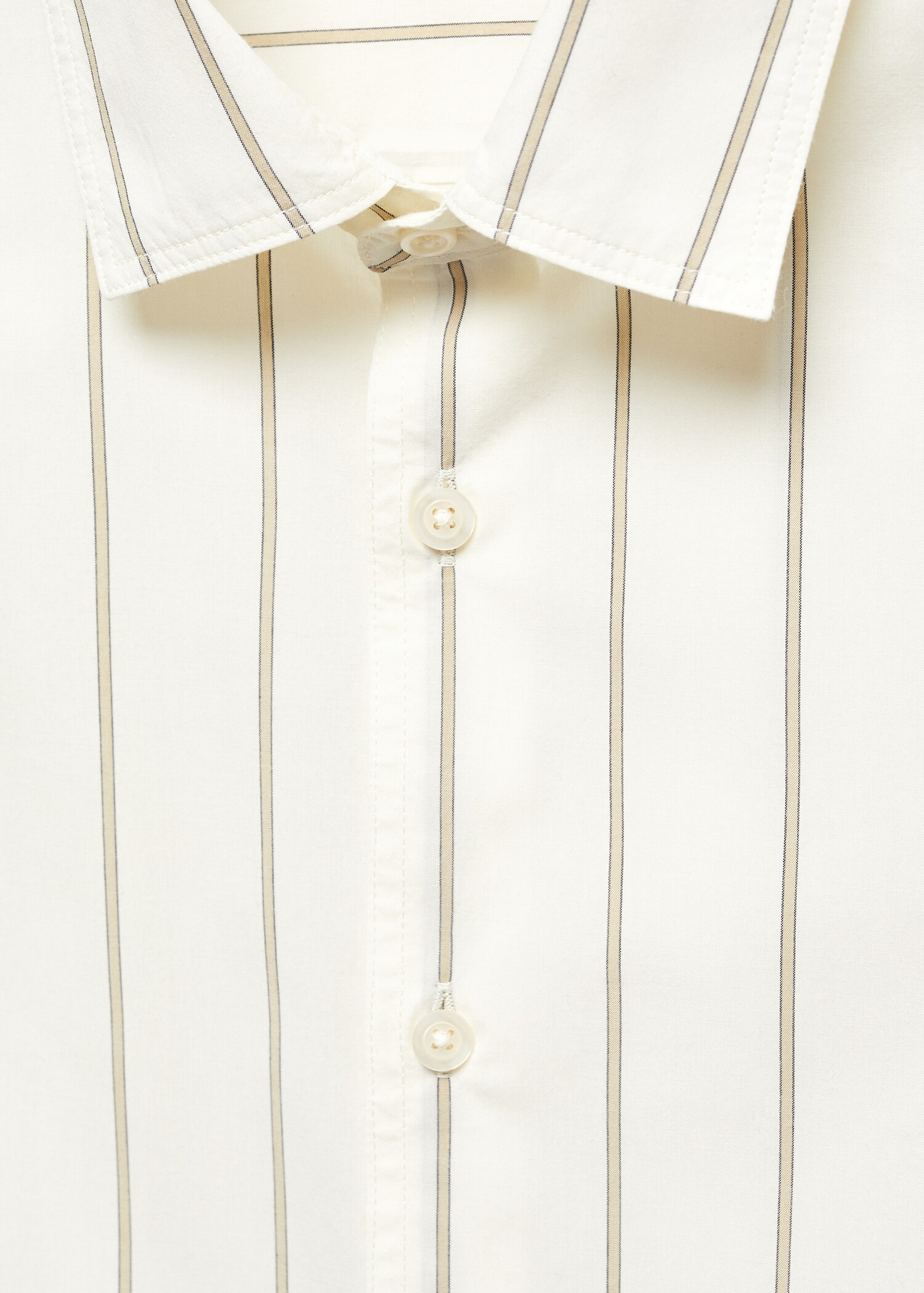 Striped light cotton shirt - Details of the article 8