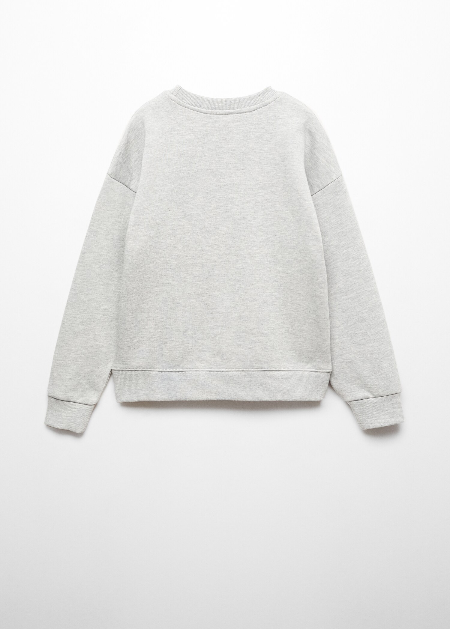 Bedrukt katoenen sweatshirt - Achterkant van het artikel