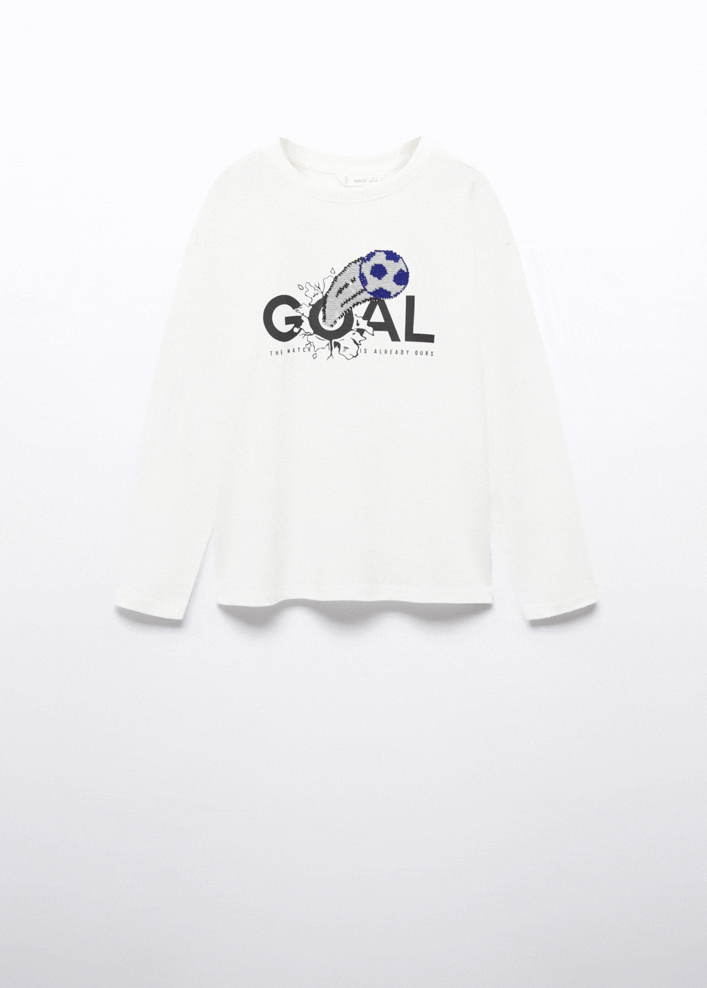 Long-sleeved t-shirt with message - Boys | MANGO OUTLET USA Long-sleeved t-shirt with message - Boys | MANGO OUTLET USA