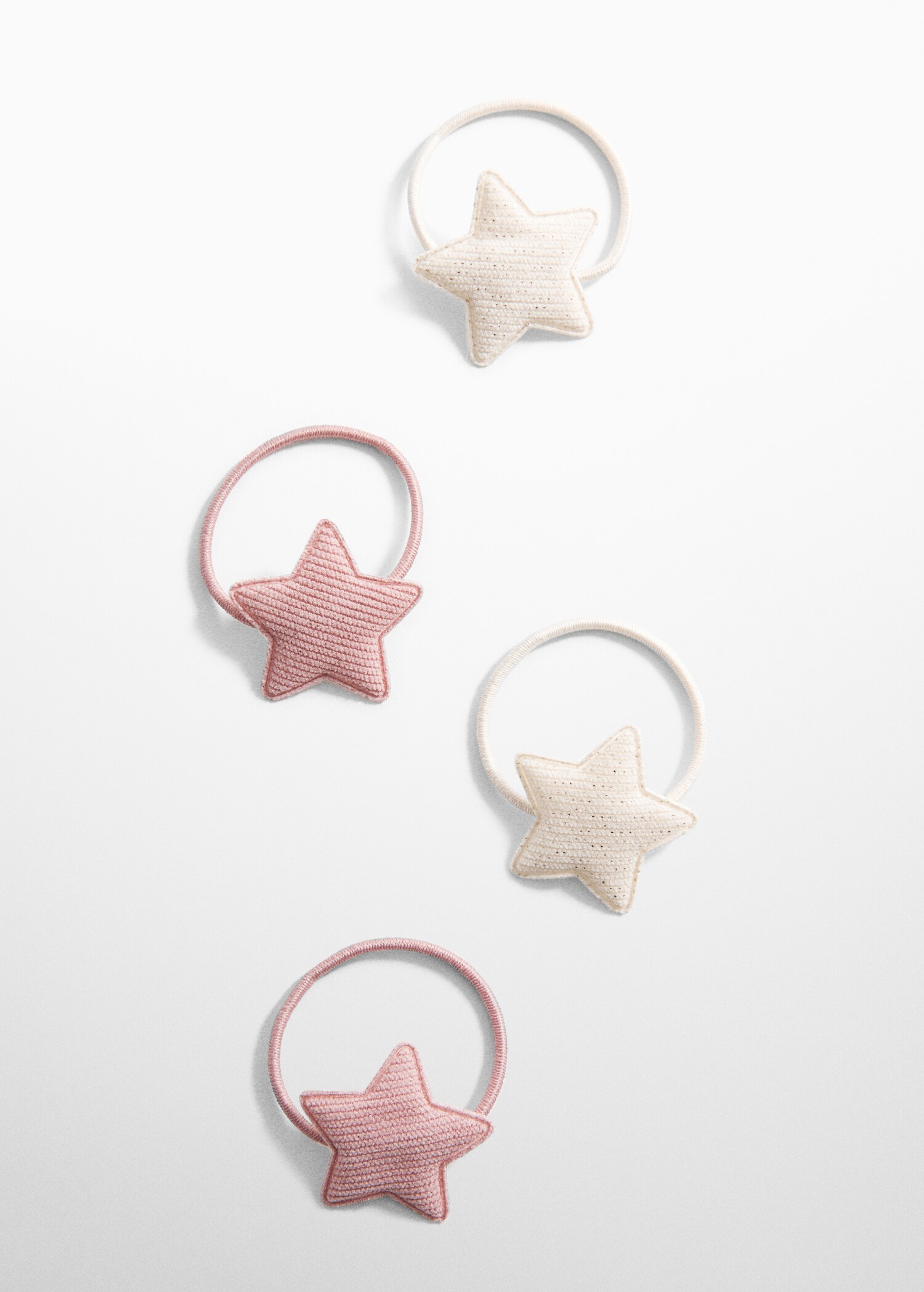 Lot de 4 chouchous étoiles - Article sans modèle