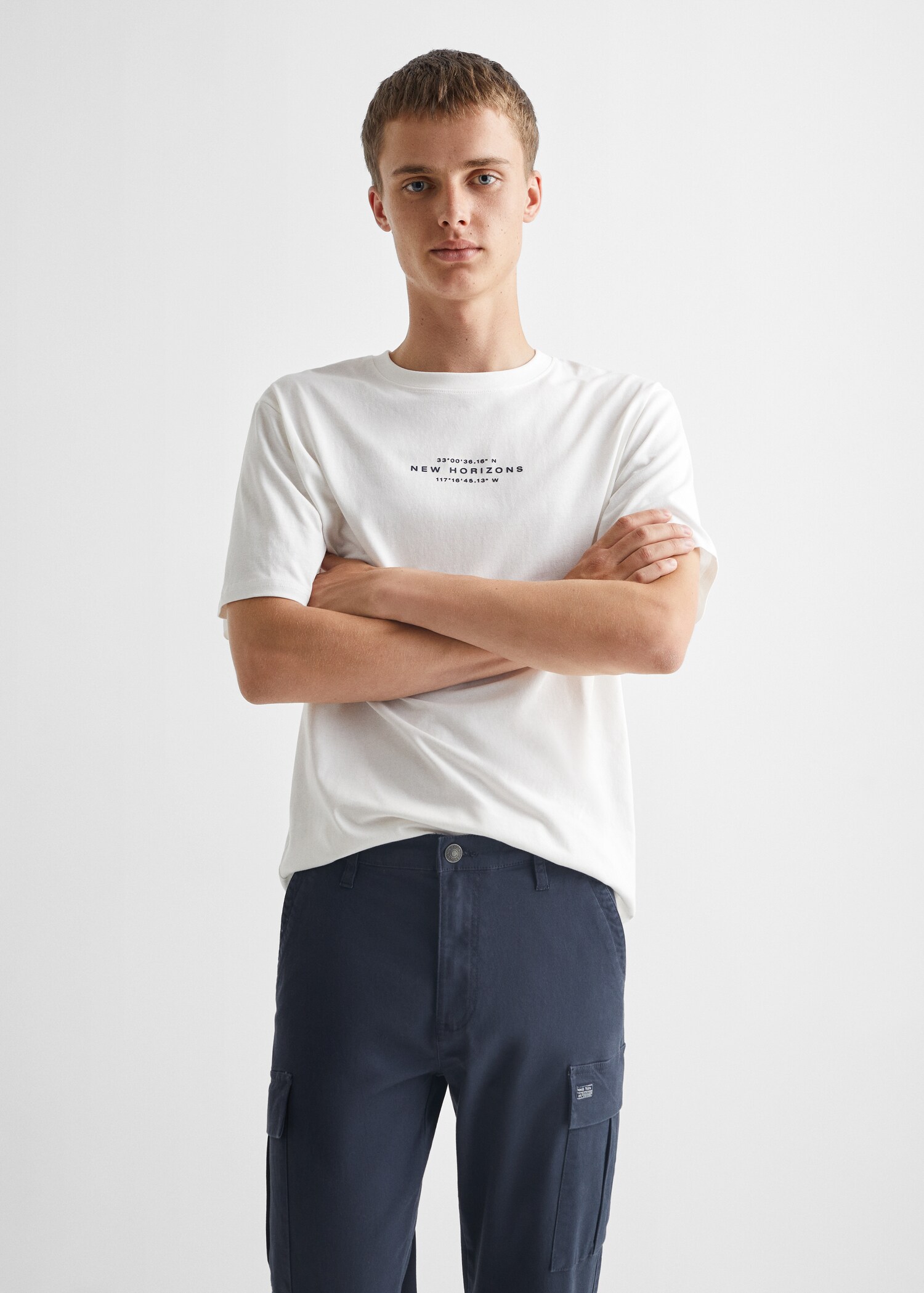 Pantalón cargo algodón - Plano medio