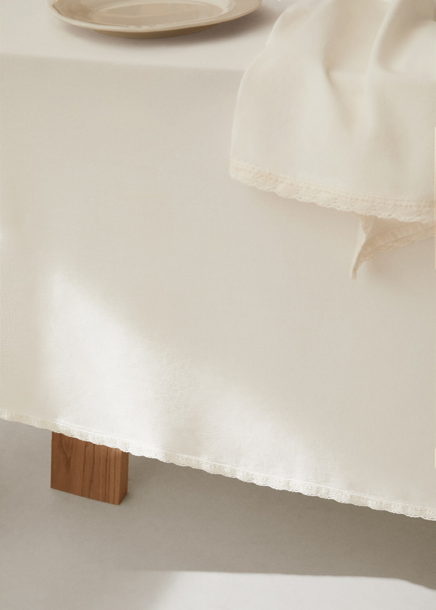 Tischdecke mit Spitzen-Detail 150 x 250 cm - Detail des Artikels 7