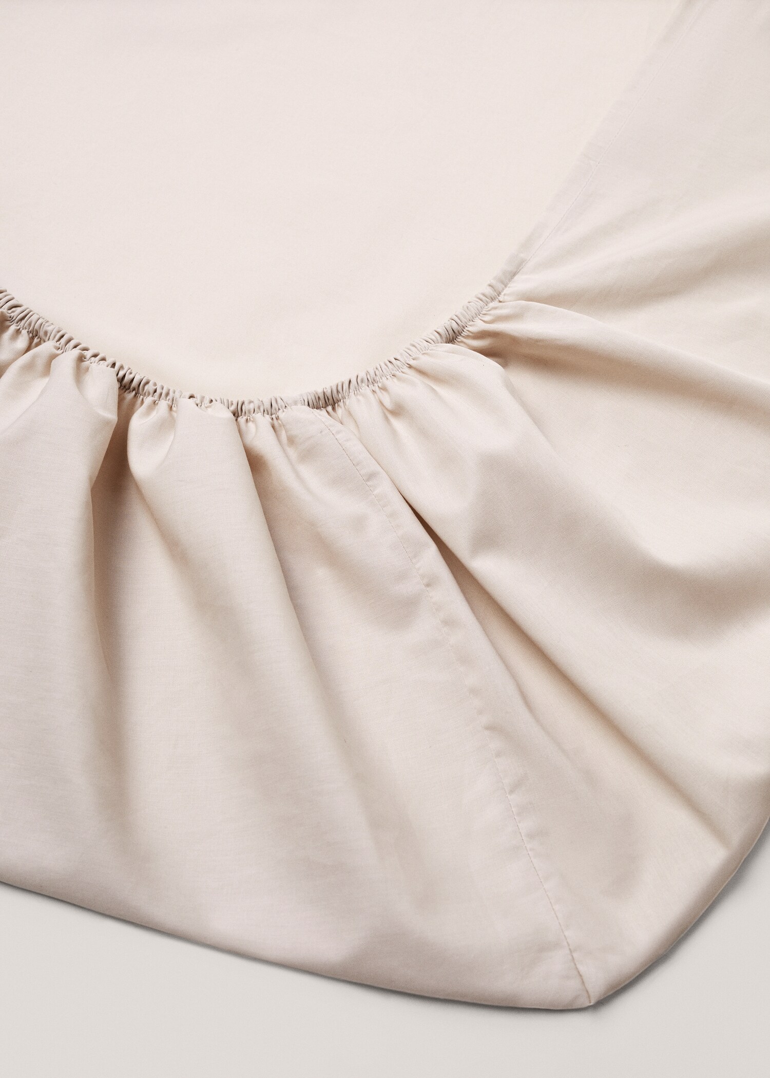 Cotton fitted sheet (180 threads) 90x200x30cm - Details of the article 1